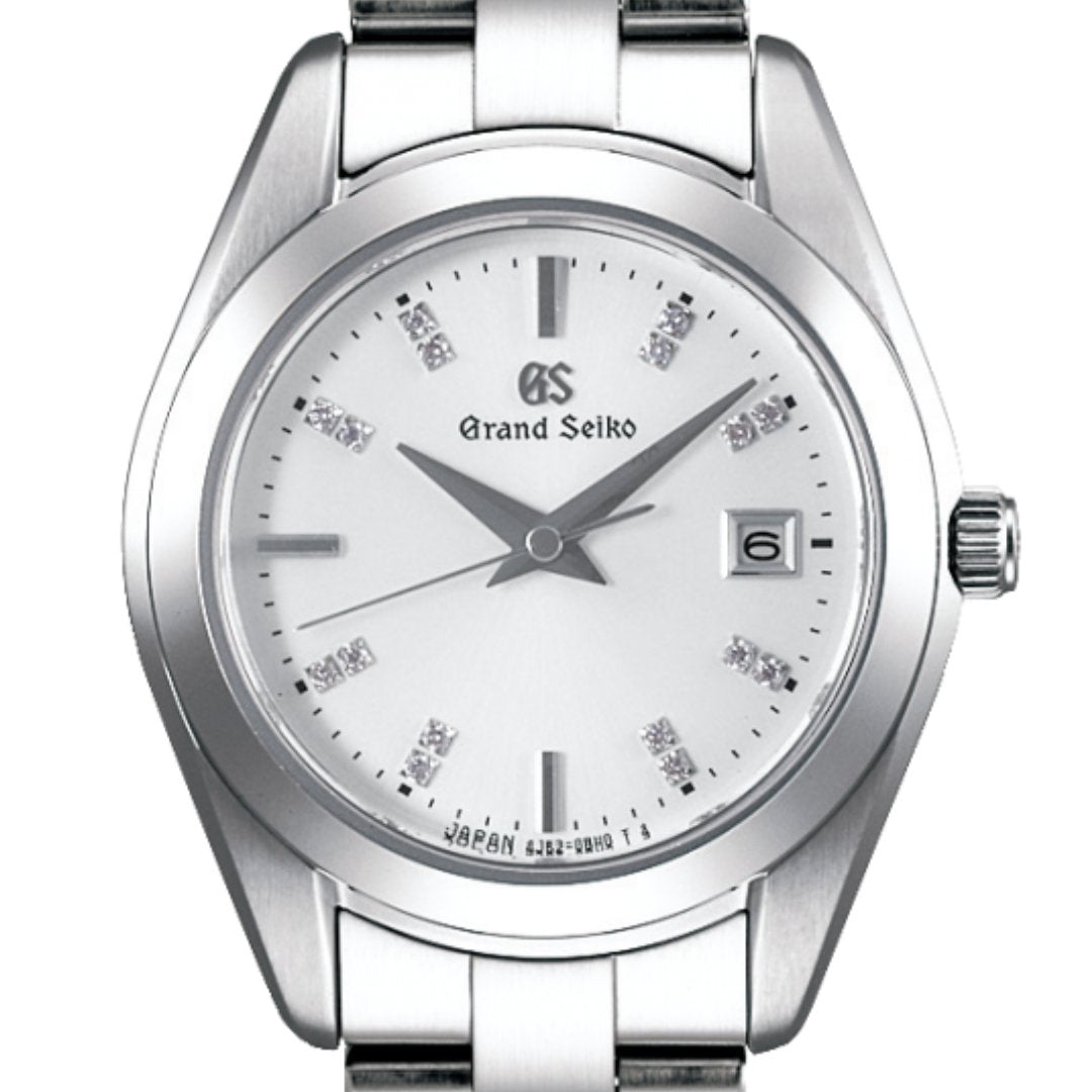 GS Grand Seiko STGF273 STGF273G Heritage Diamond Quartz White Dial Casual Watch -Seiko