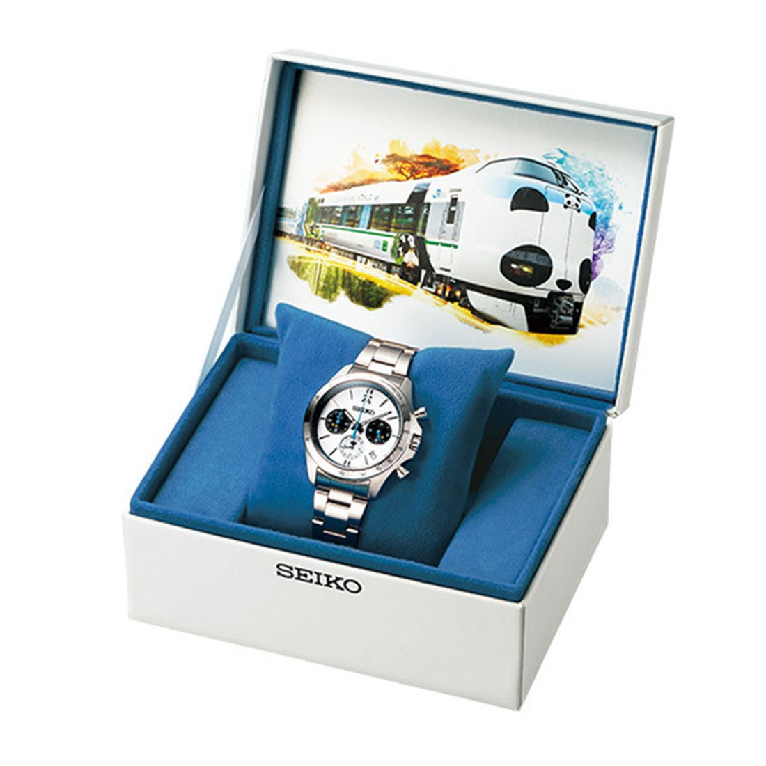 Seiko 287 Panda Kuroshio Train JDM 5th Anniversary Limited Edition Quartz Watch -Seiko