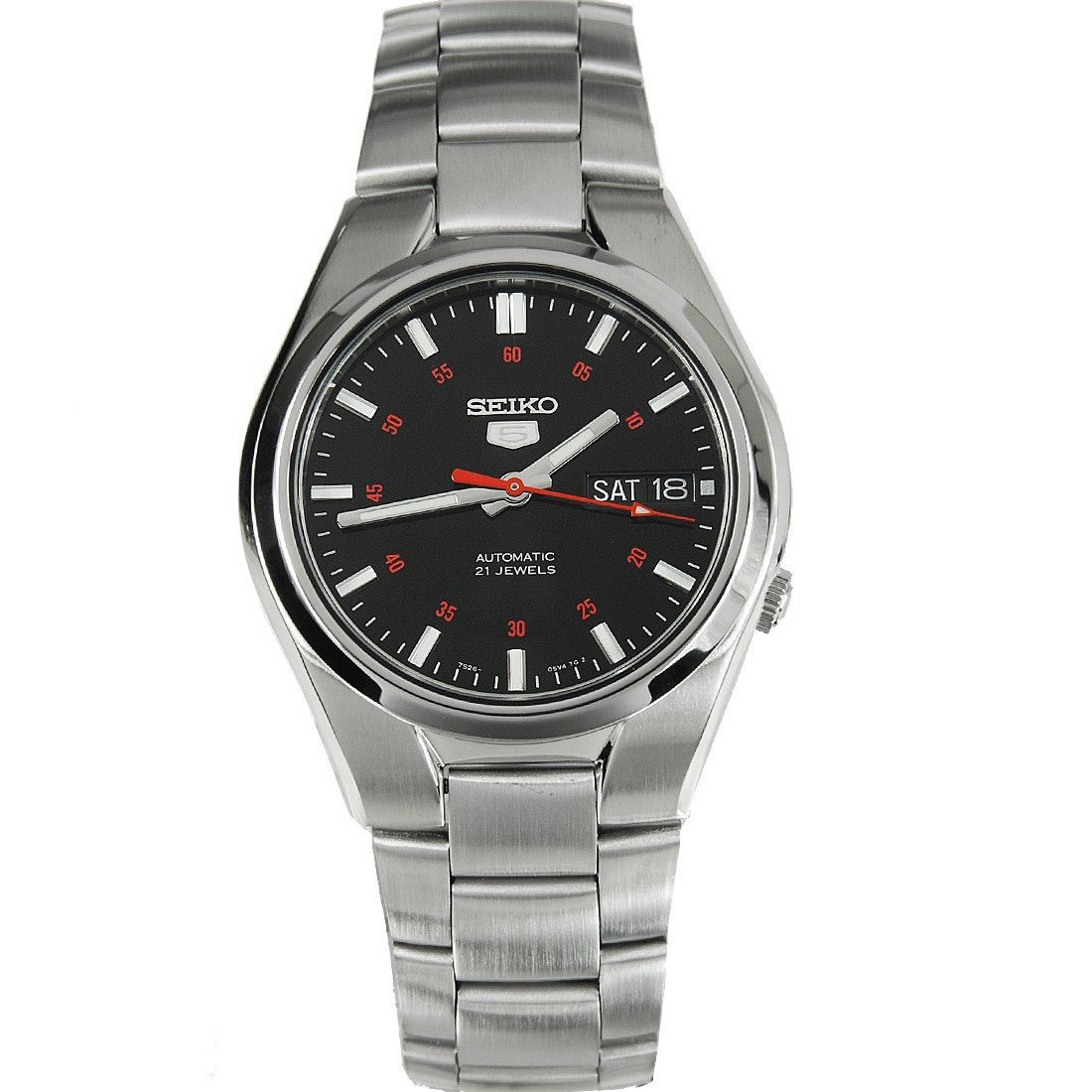 Seiko 5 Black Dial SNK617K1 SNK617 SNK617K Automatic Watch -Seiko