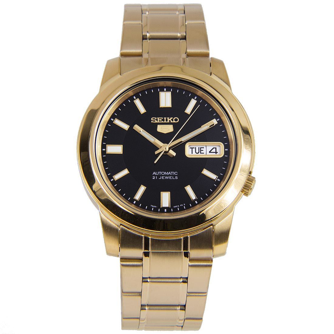 Seiko 5 Gold Mechanical SNKK22K1 SNKK22 SNKK22K Fashion Watch -Seiko