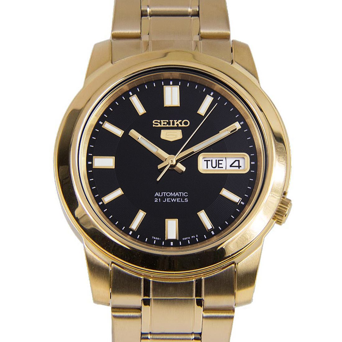 Seiko 5 Gold Mechanical SNKK22K1 SNKK22 SNKK22K Fashion Watch -Seiko