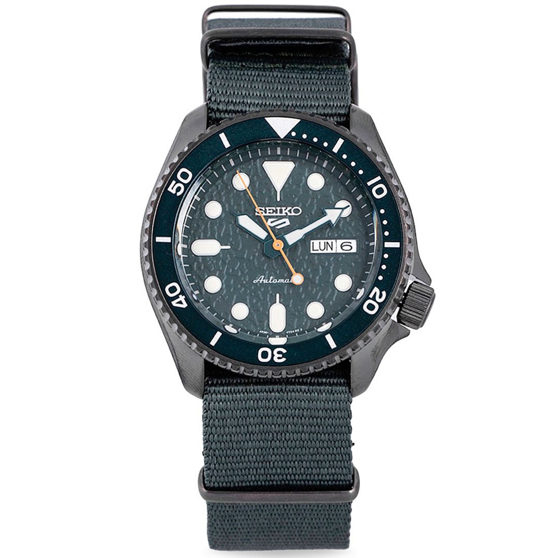 Seiko 5 Green Nylon SRPD77K1 SRPD77 SRPD77K Mechanical Watch -Seiko