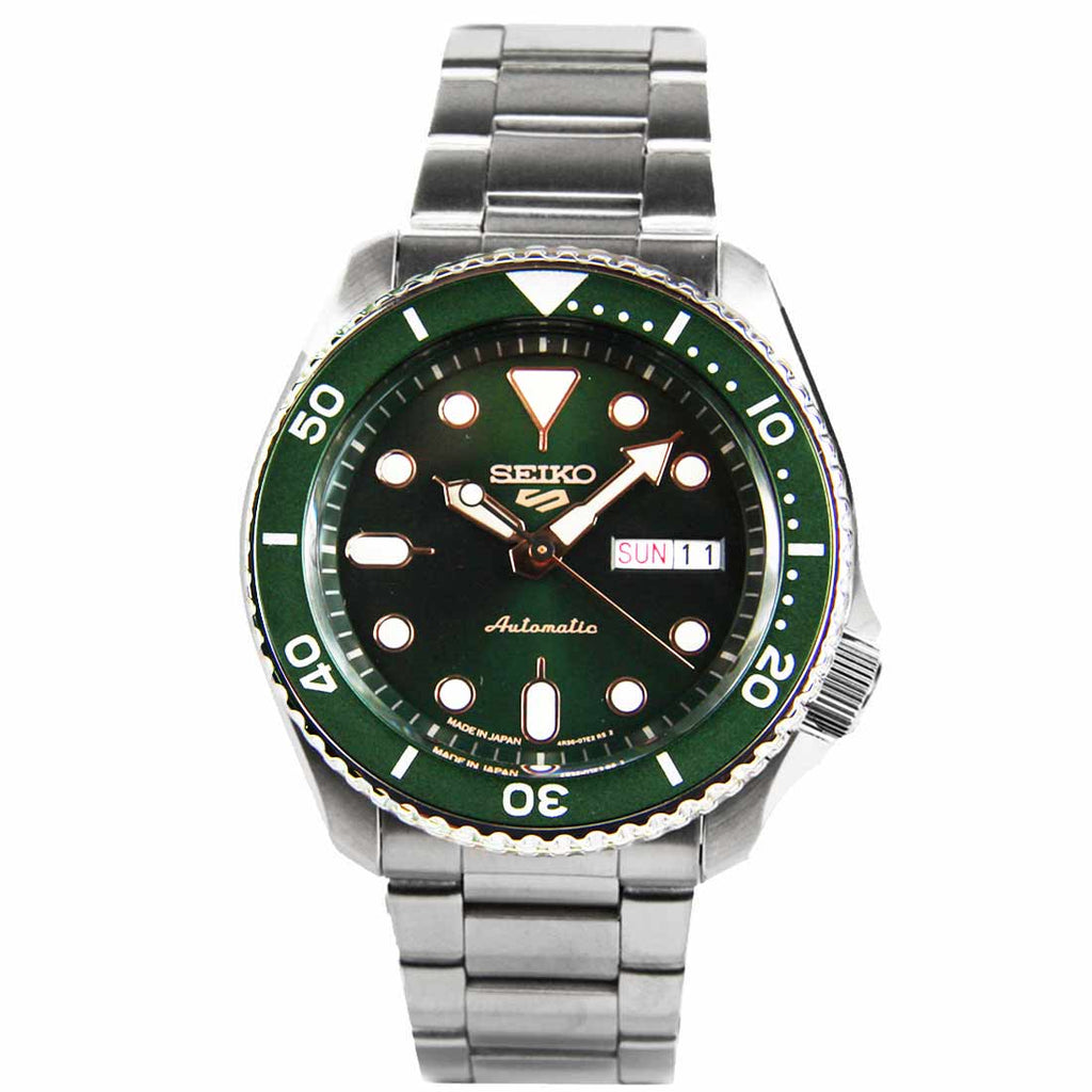 Seiko 5 JDM Green Dial SBSA013 Automatic Japan Watch - StrapSeeker