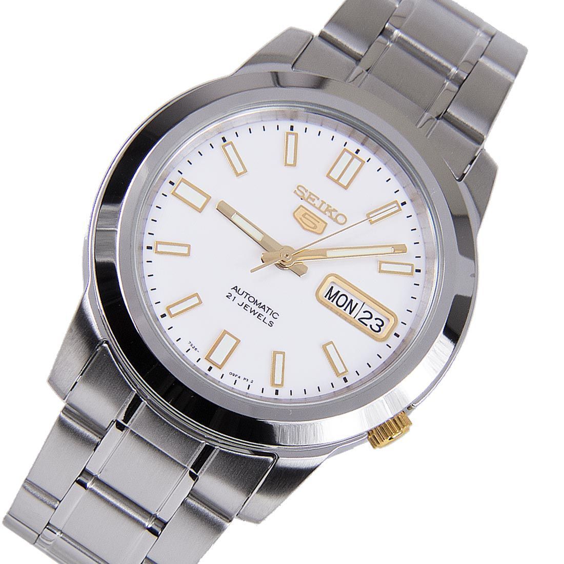 Seiko 5 Mechanical SNKK07K1 SNKK07 SNKK07K Stainless Analog Watch -Seiko