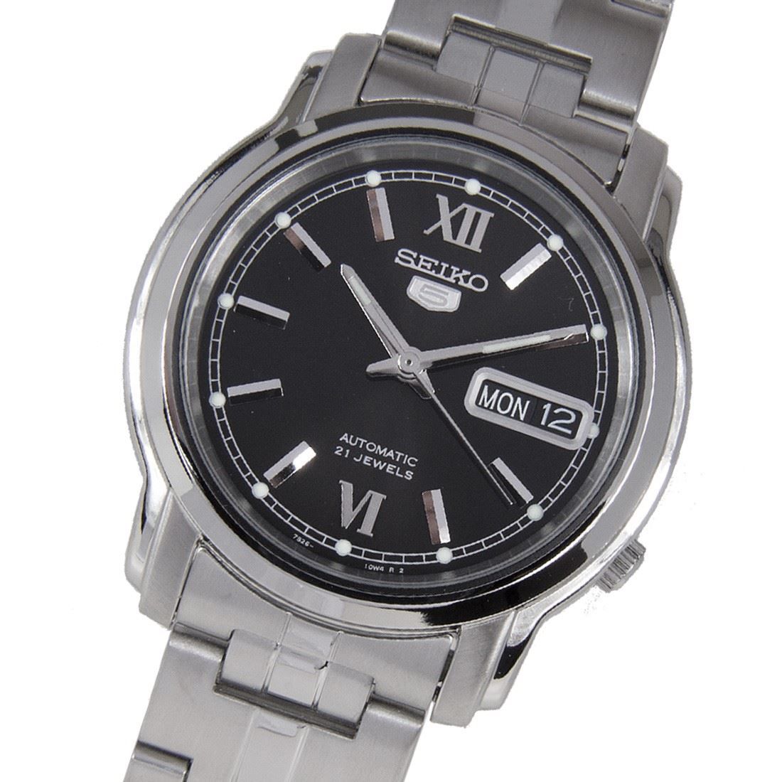 Seiko 5 Mechanical SNKK81K1 SNKK81 SNKK81K Stainless Steel Watch -Seiko