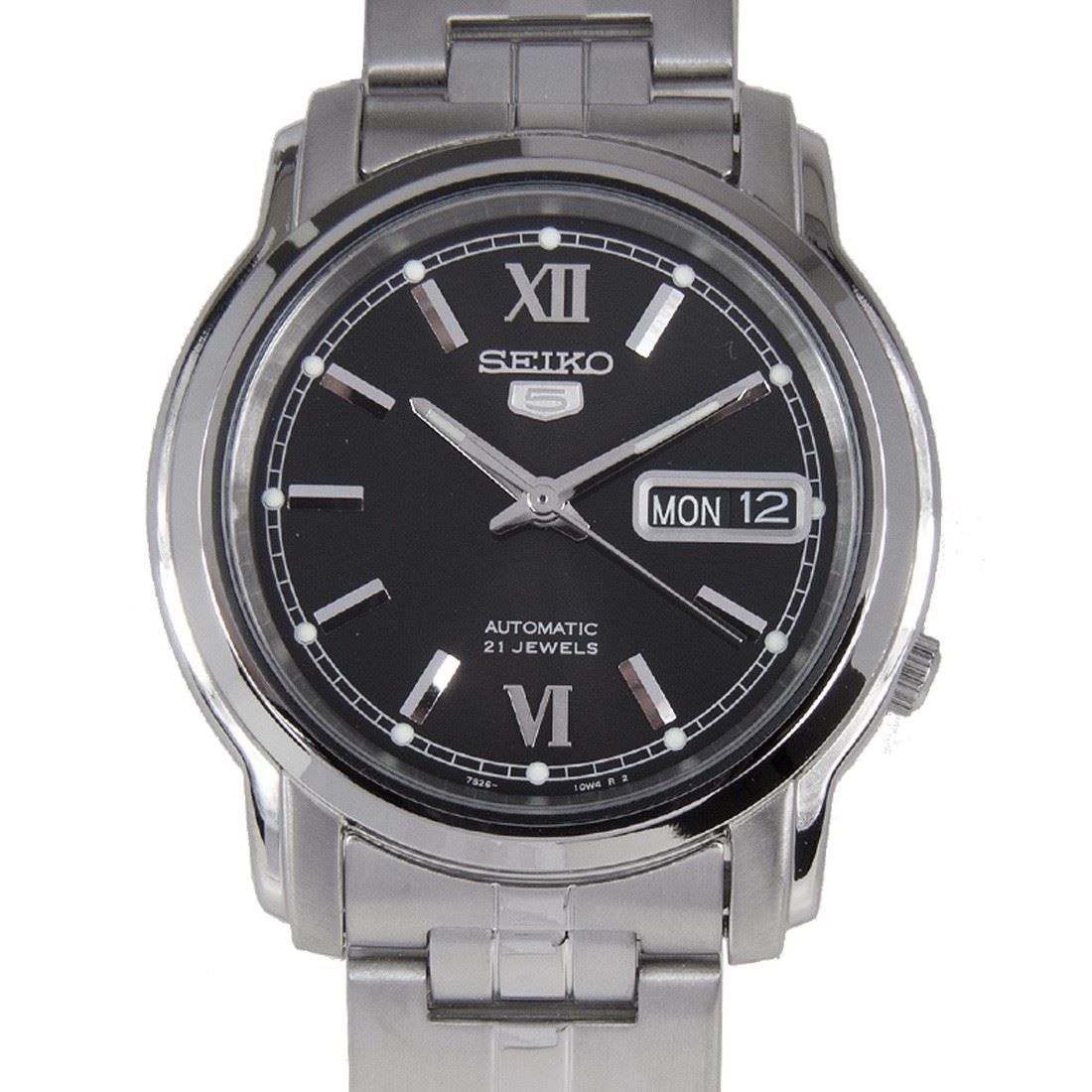 Seiko 5 Mechanical SNKK81K1 SNKK81 SNKK81K Stainless Steel Watch -Seiko
