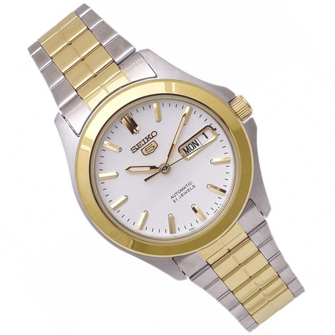 Seiko 5 Mechanical Two Tone Casual Watch SNKK94 SNKK94K1 SNKK94K -Seiko