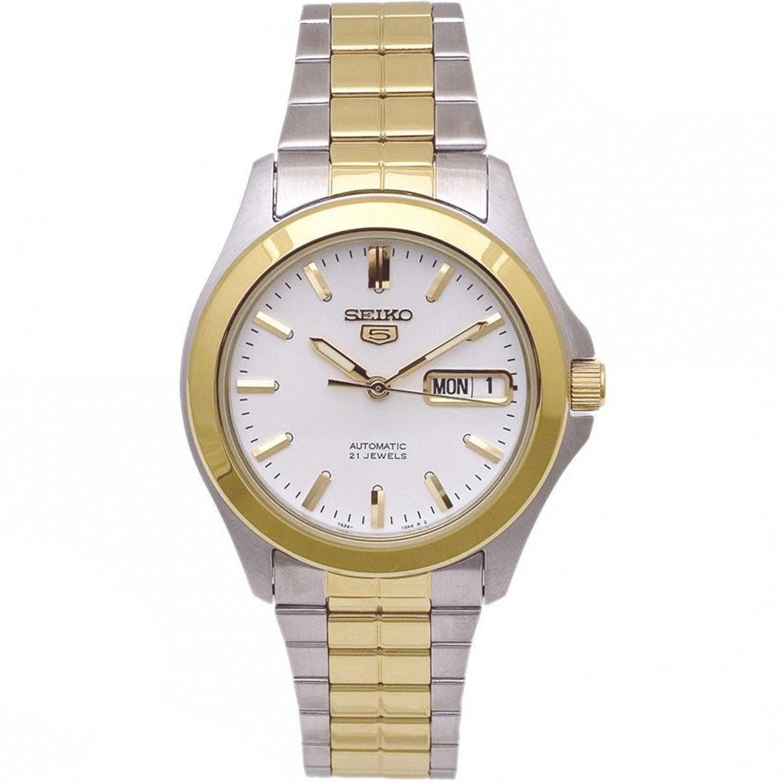 Seiko 5 Mechanical Two Tone Casual Watch SNKK94 SNKK94K1 SNKK94K -Seiko