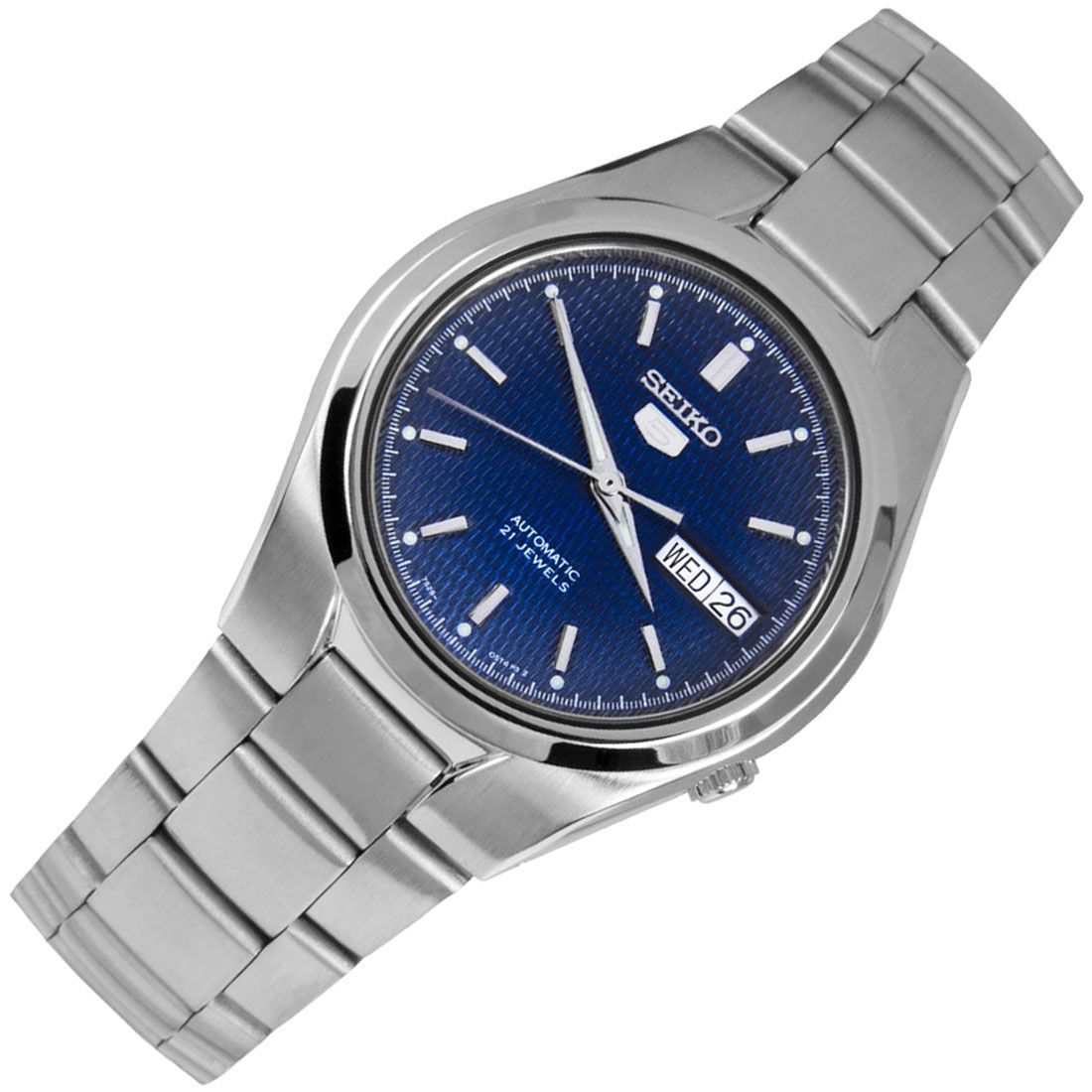 Seiko 5 SNK603K1 SNK603 SNK603K Blue Analog Mens Watch -Seiko