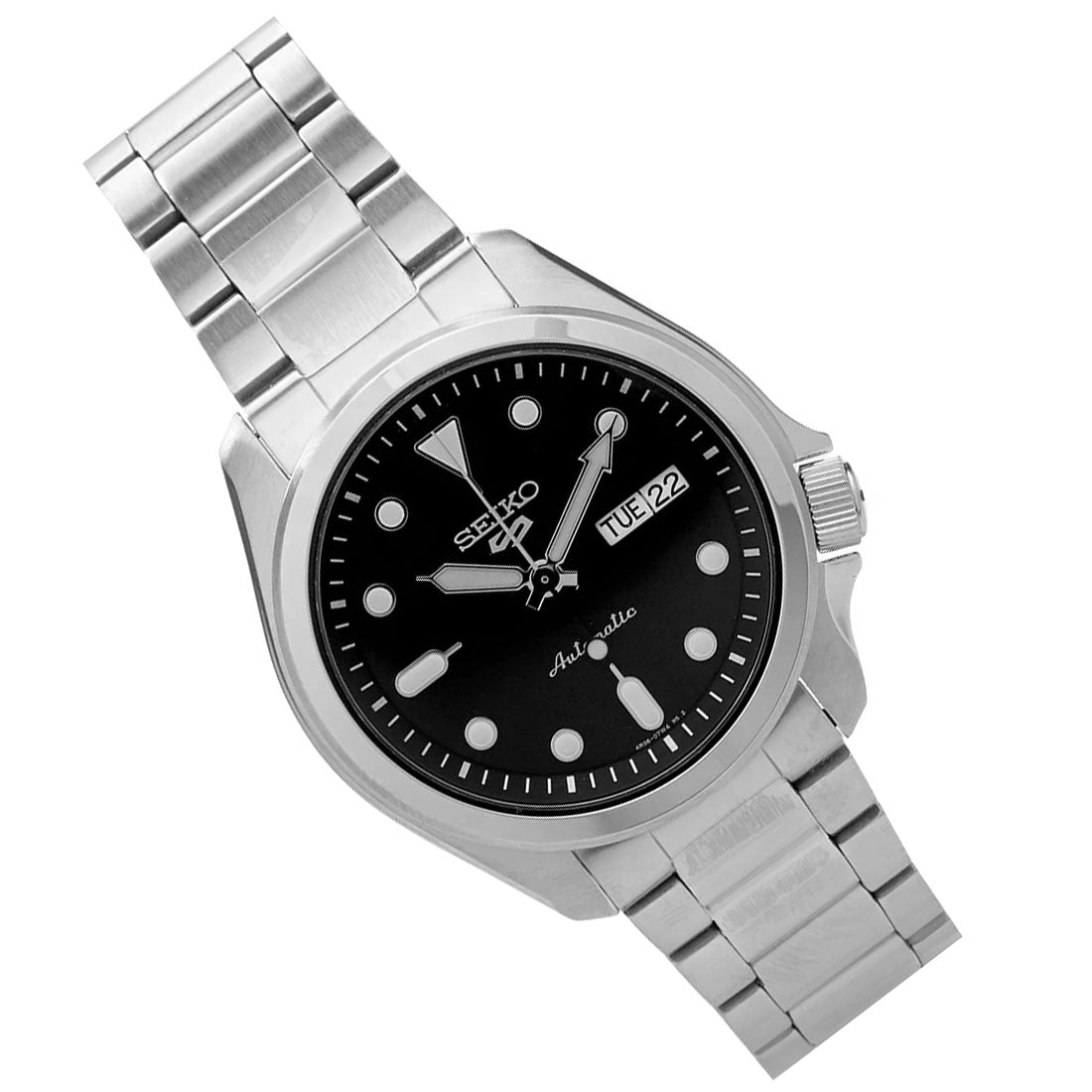 Seiko 5 Sports Automatic SRPE55K1 SRPE55 SRPE55K Black Dial Watch -Seiko