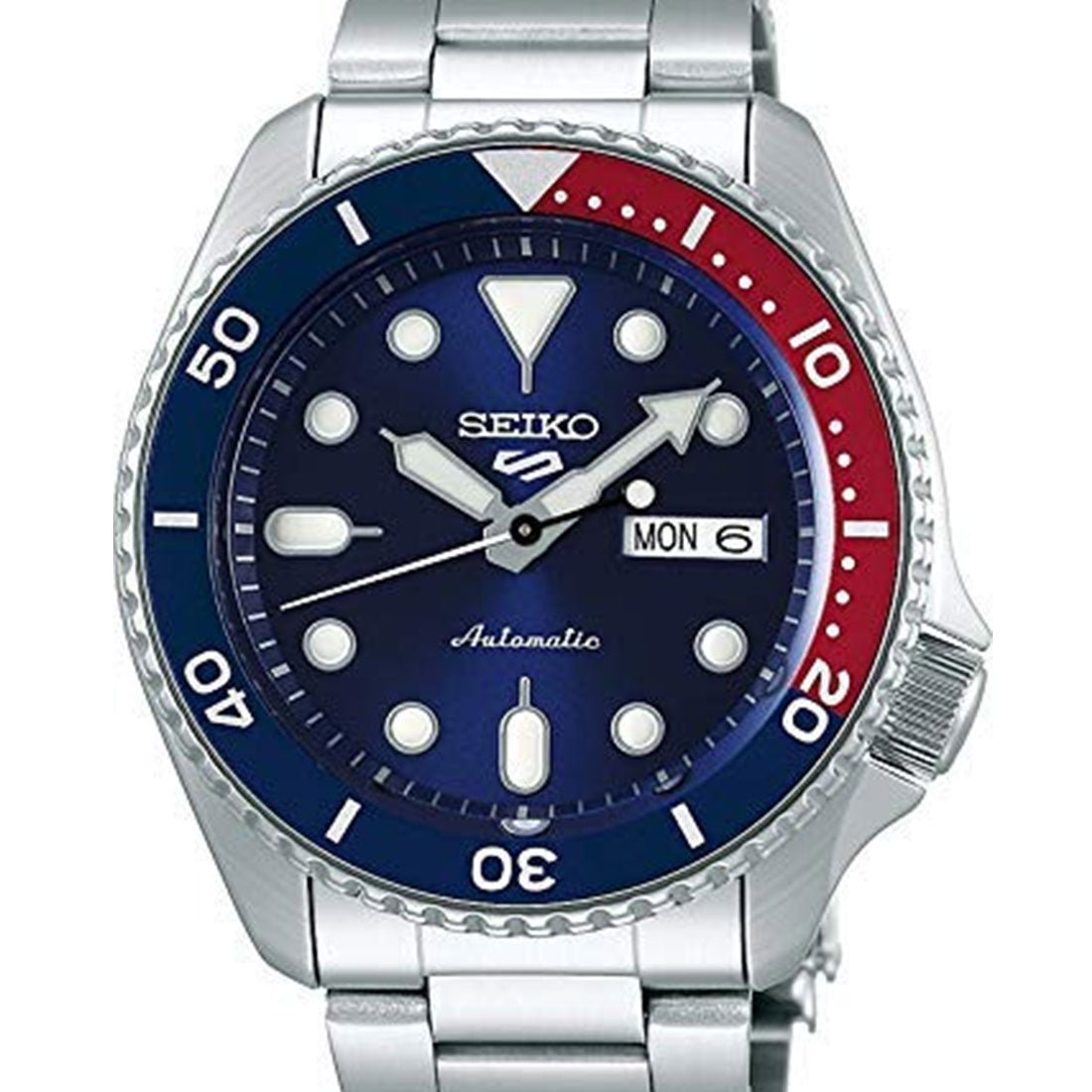 Seiko 5 Sports Blue Dial SRPD53K1 SRPD53 SRPD53K Stainless Steel Watch -Seiko