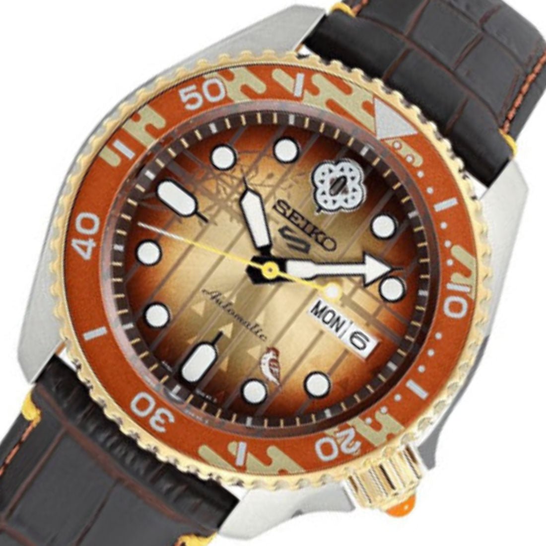 Seiko 5 Sports Demon Slayer SRPJ24K1 SRPJ24 Zenitsu Agatsuma Limited Edition Watch -Seiko