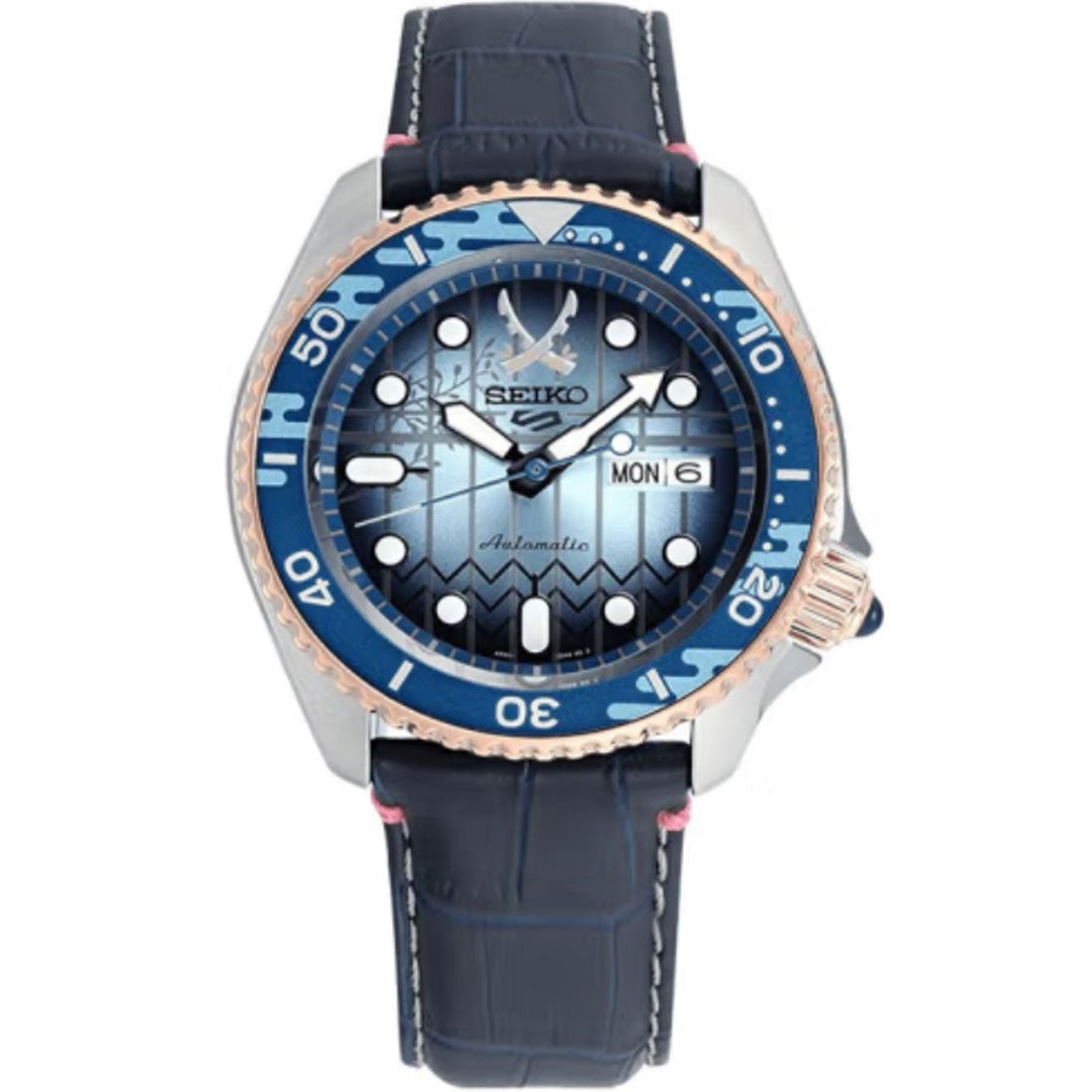 Seiko 5 Sports Demon Slayer SRPJ26K1 SRPJ26 Hashibira Inosuke Limited Edition Watch -Seiko