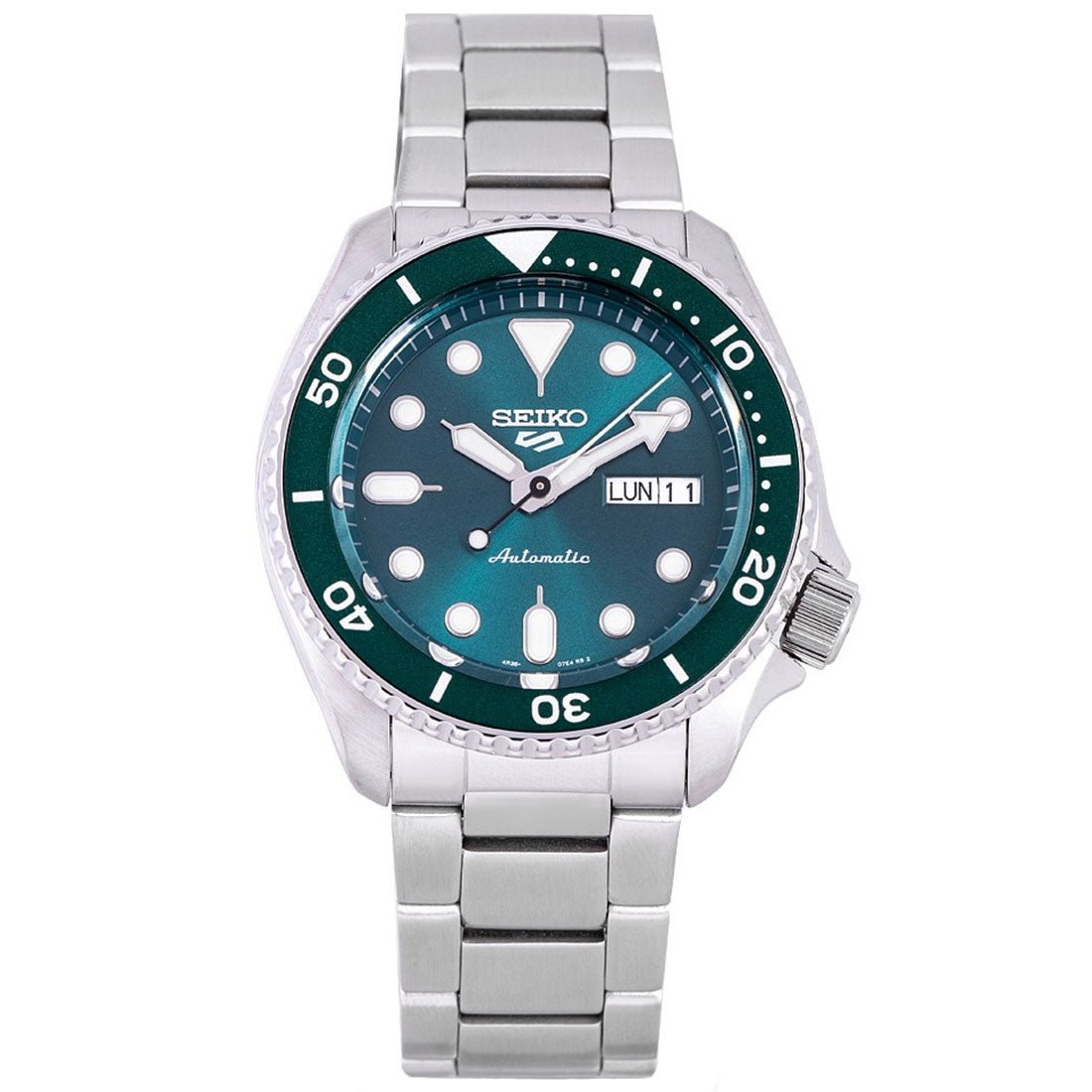 Seiko 5 Sports Green Dial SRPD61K1 SRPD61 SRPD61K Mens Watch -Seiko