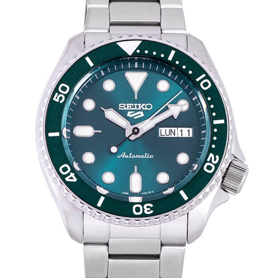 Seiko 5 Sports Green Dial SRPD61K1 SRPD61 SRPD61K Mens Watch -Seiko