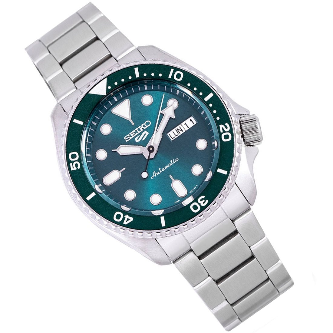 Seiko 5 Sports Green Dial SRPD61K1 SRPD61 SRPD61K Mens Watch -Seiko