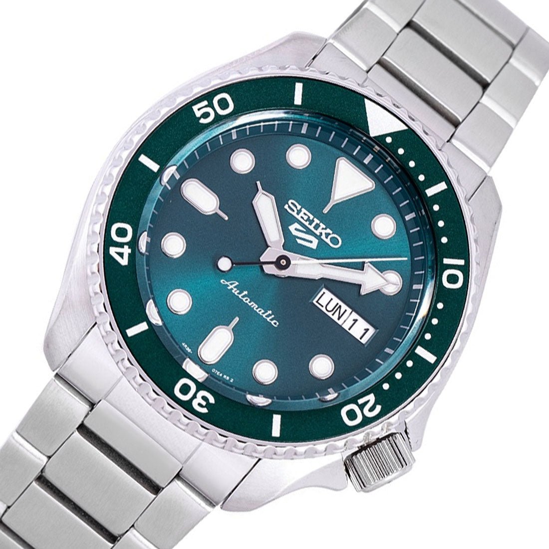 Seiko 5 Sports Green Dial SRPD61K1 SRPD61 SRPD61K Mens Watch -Seiko