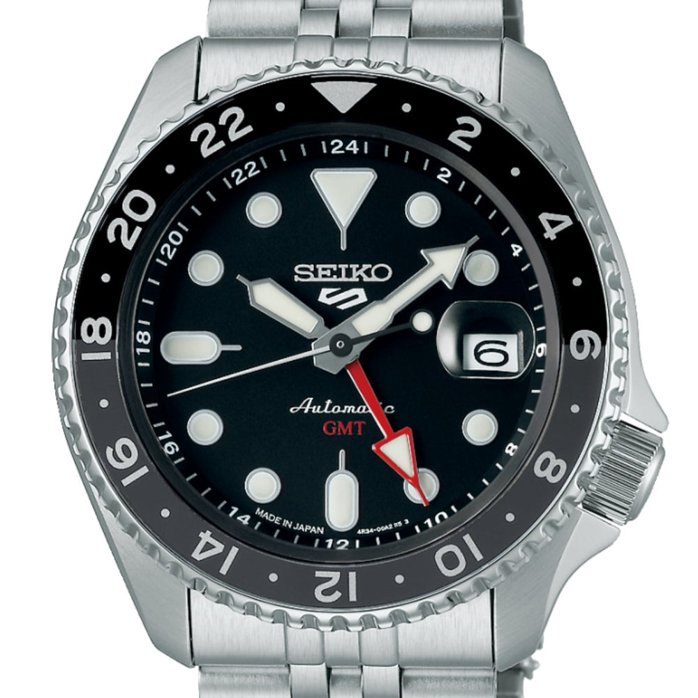 Seiko 5 Sports JDM SBSC001 GMT Automatic Watch (PRE-ORDER) - StrapSeeker