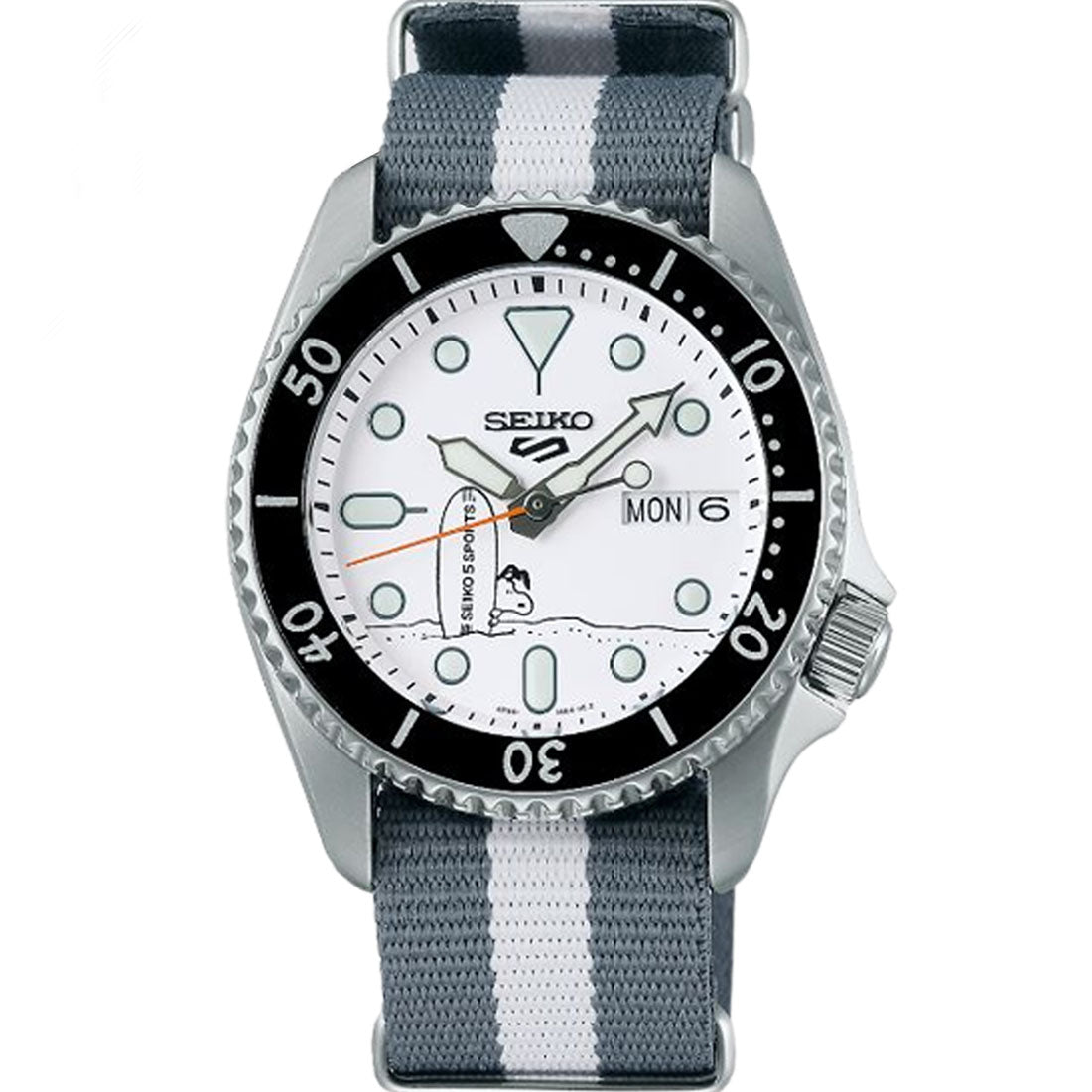 Seiko 5 Sports Peanuts Surfboard Limited Edition Watch SRPK25K1 SRPK25K SRPK25 -Seiko