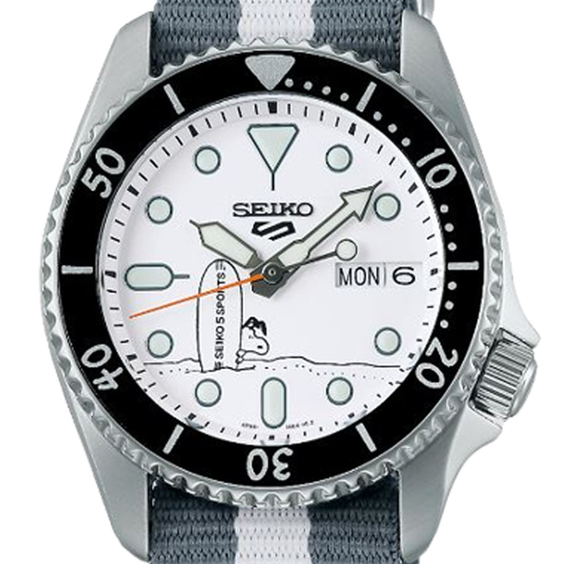 Seiko 5 Sports Peanuts Surfboard Limited Edition Watch SRPK25K1 SRPK25K SRPK25 -Seiko