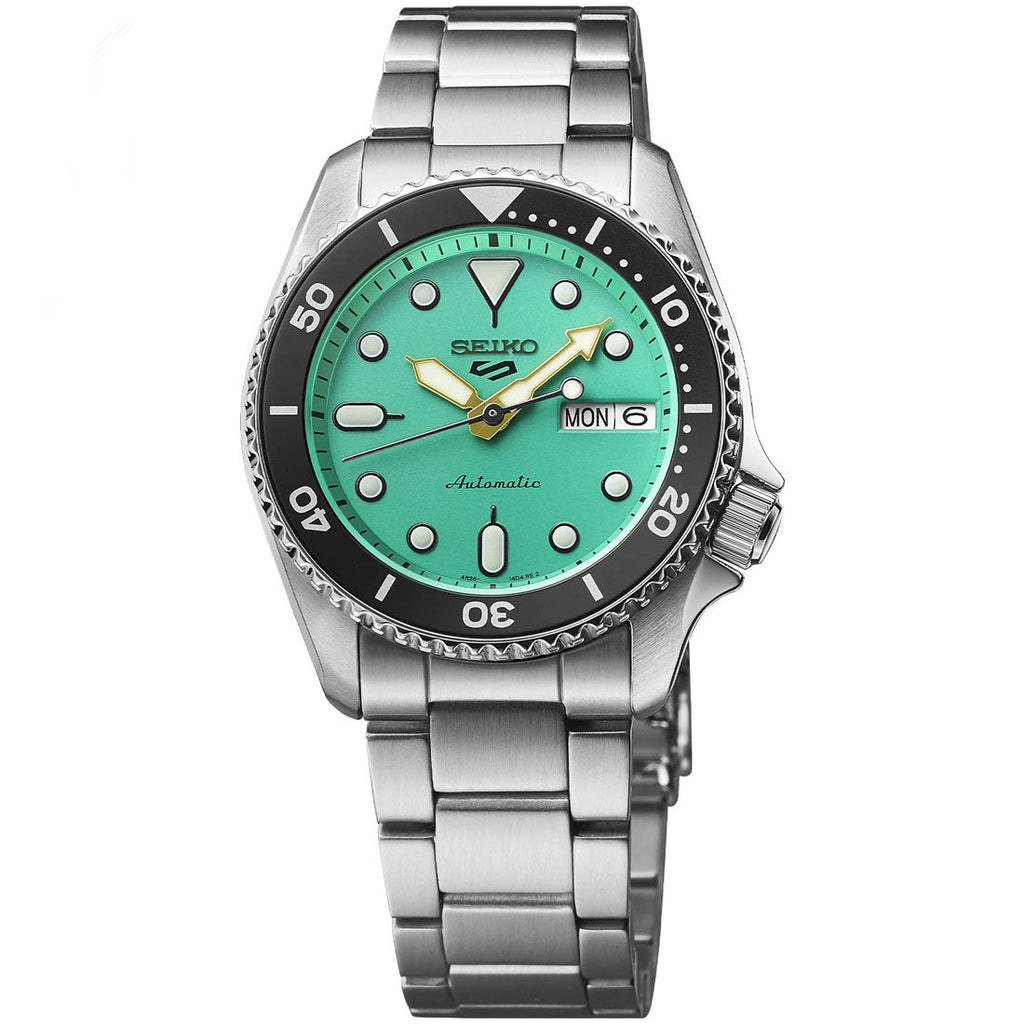 Seiko 5 Sports SBSA229 SKX Style Mint Green Dial Automatic JDM 