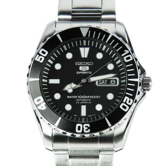 Seiko 5 Sports SNZF17K1 SNZF17 SNZF17K Sea Urchin Automatic Divers Watch -Seiko