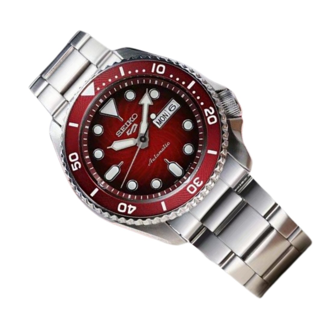 Seiko 5 Sports SRPK63K1 SRPK63 SRPK63 Automatic Red Dial Watch (PRE-ORDER) -Seiko