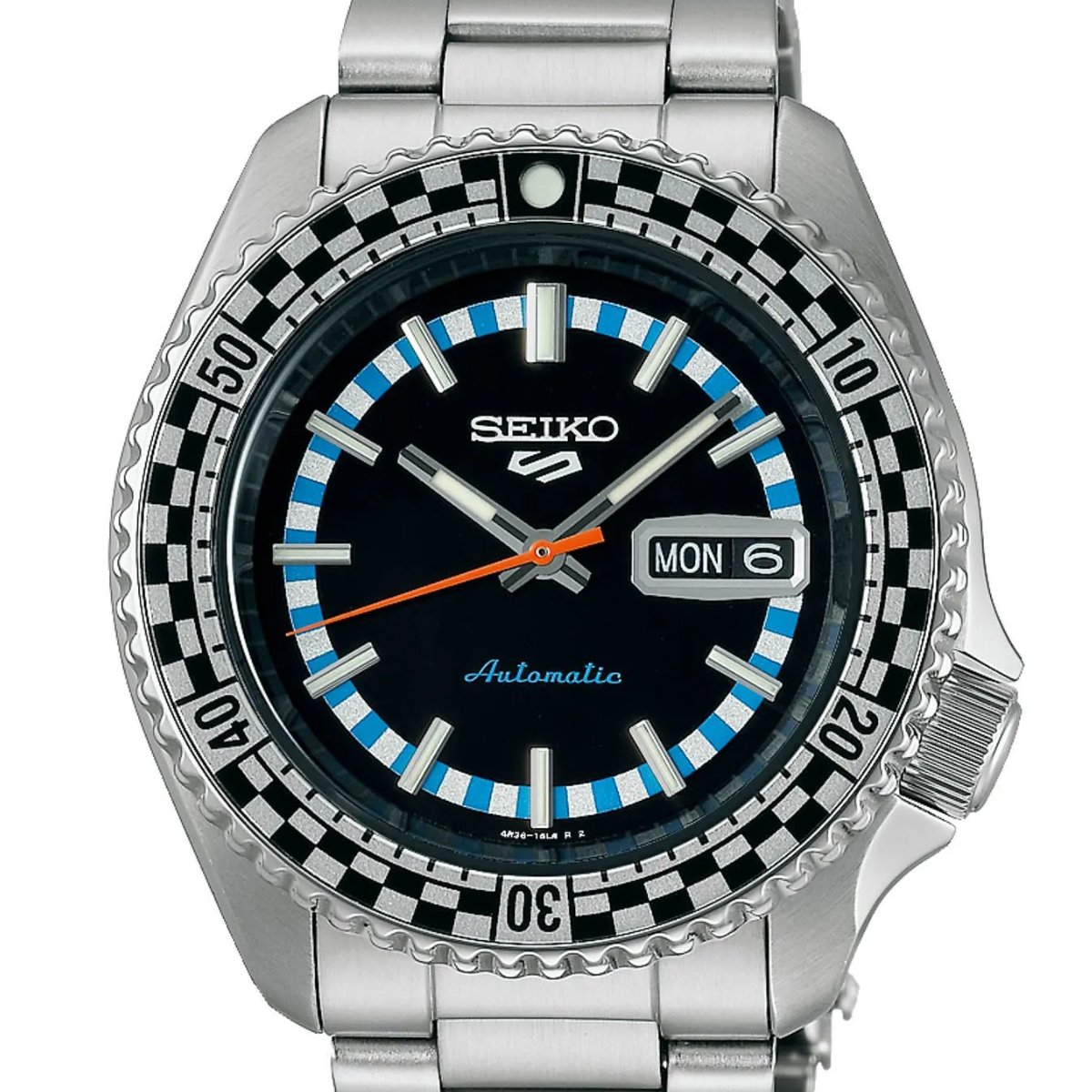 Seiko 5 Sports SRPK67 SRPK67K SRPK67K1 SKX Sports Style Black Dial Mens Watch -Seiko