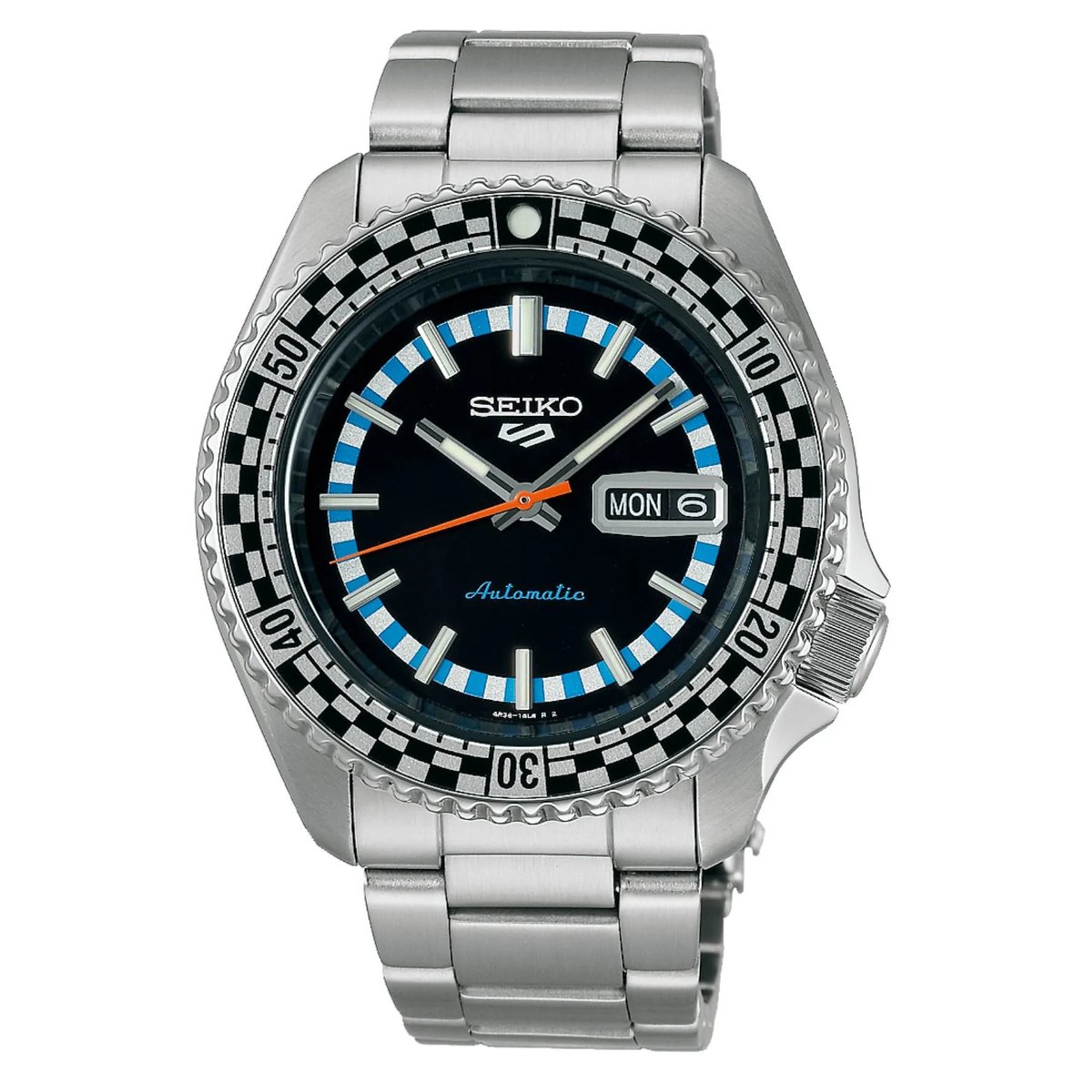 Seiko 5 Sports SRPK67 SRPK67K SRPK67K1 SKX Sports Style Black Dial Mens Watch -Seiko