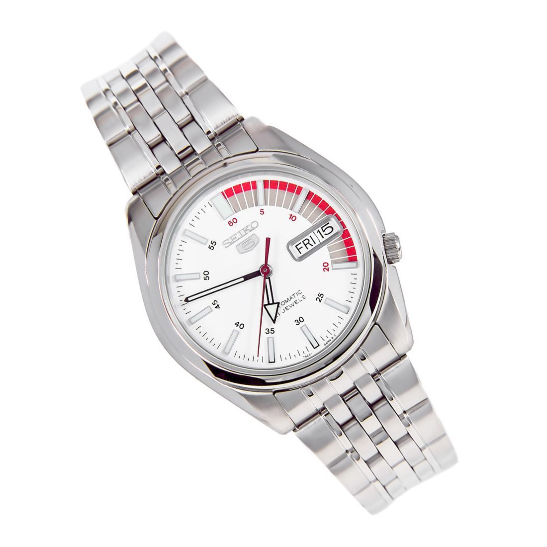 Seiko 5 White Dial Mechanical SNK369K1 SNK369 SNK369K Casual Watch -Seiko