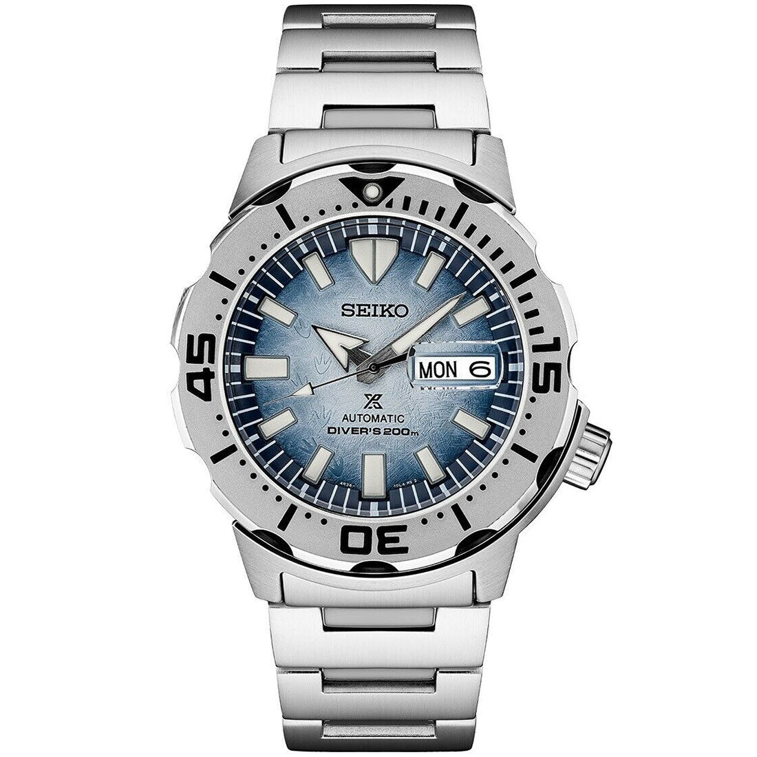 Seiko Antarctica Monster SRPG57 SRPG57K1 SRPG57K Prospex Diving Watch -Seiko