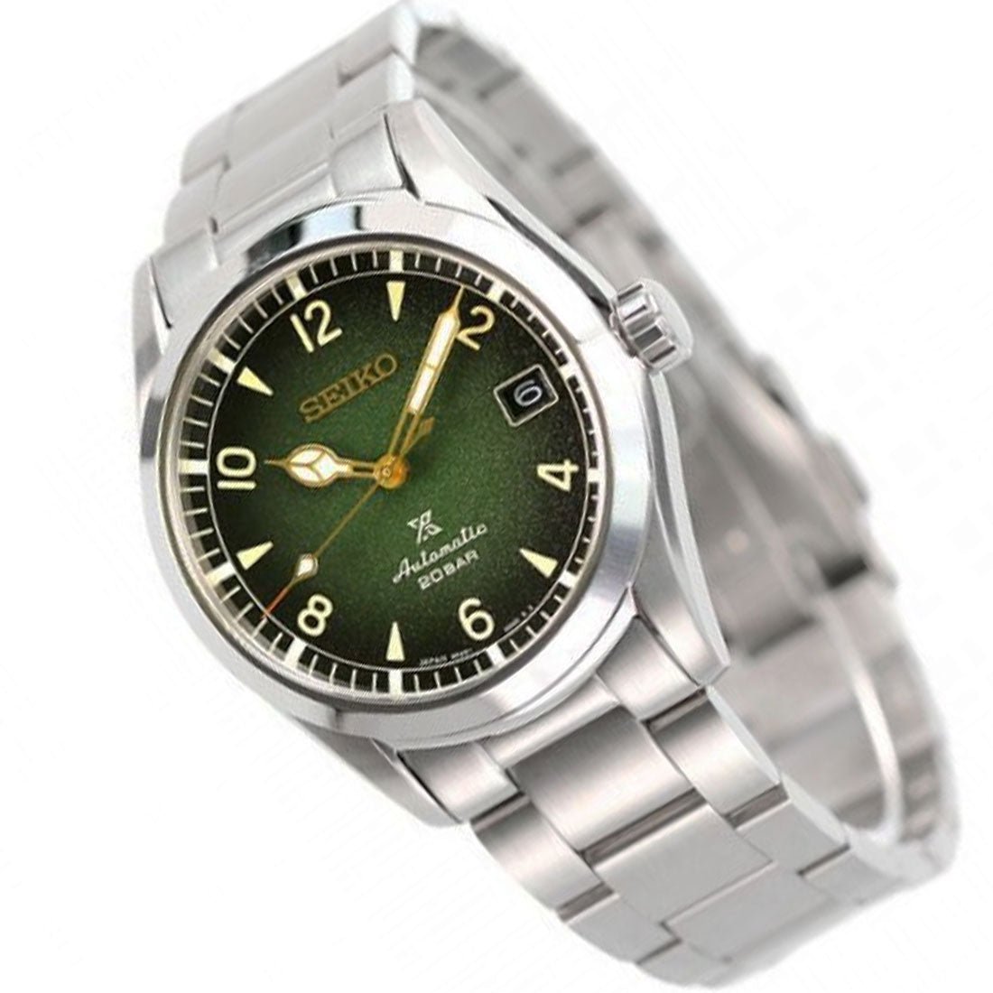 Seiko Baby Alpinist SPB155 SPB155J1 Japan Mechanical Green Dial Watch -Seiko