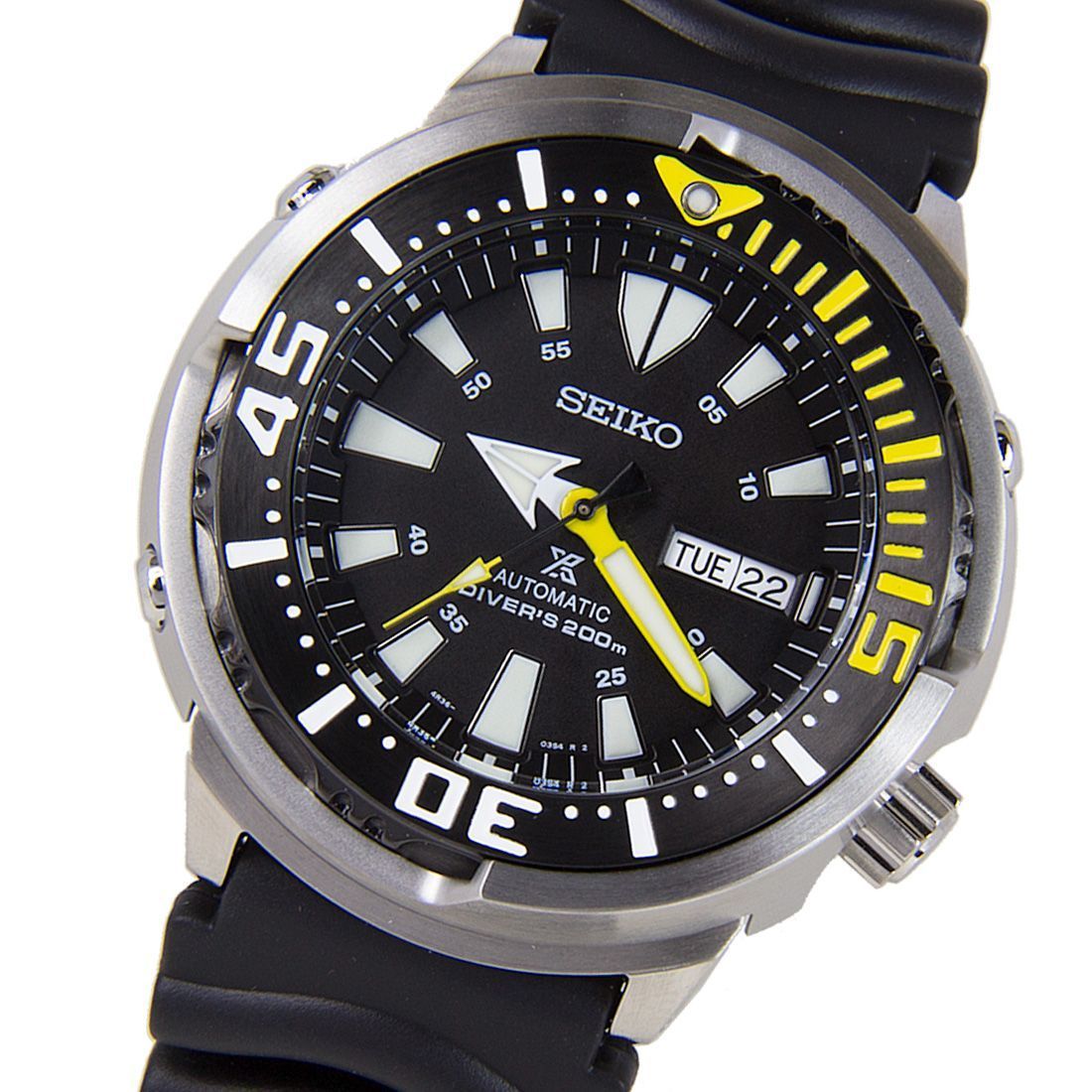 Seiko Baby Tuna Prospex SRP639K1 SRP639 SRP639K Rubber Band Dive Watch -Seiko