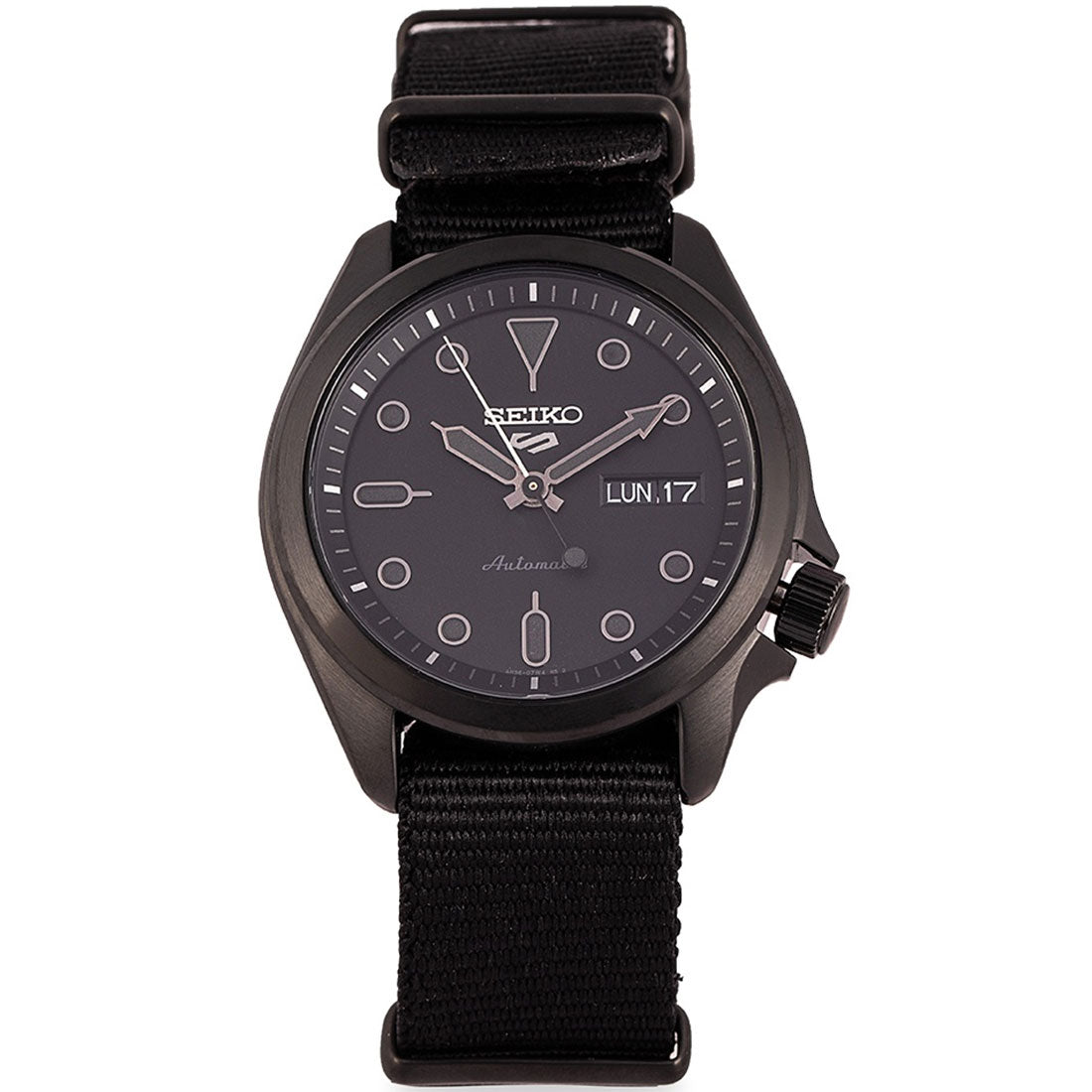 Seiko Black Nylon SRPE69K1 SRPE69 SRPE69K Automatic Watch -Seiko