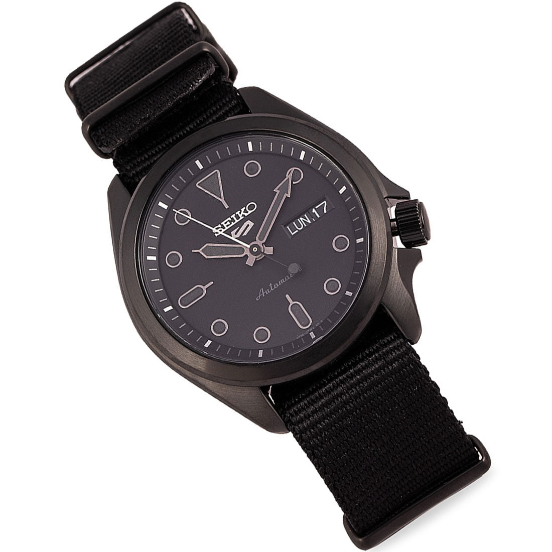 Seiko Black Nylon SRPE69K1 SRPE69 SRPE69K Automatic Watch -Seiko