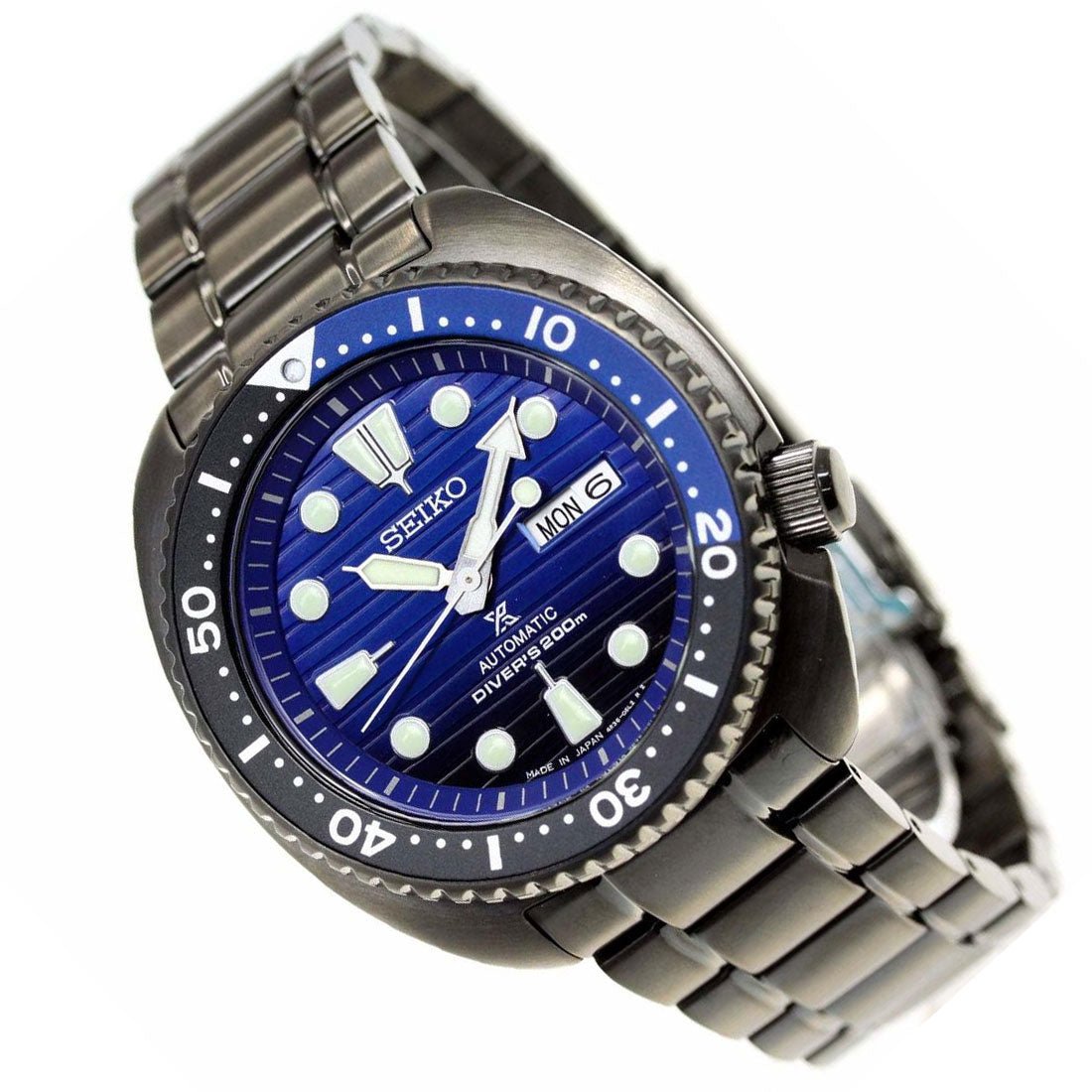 Seiko Black Prospex SRPD11J1 SRPD11 SRPD11J Turtle Divers Watch -Seiko