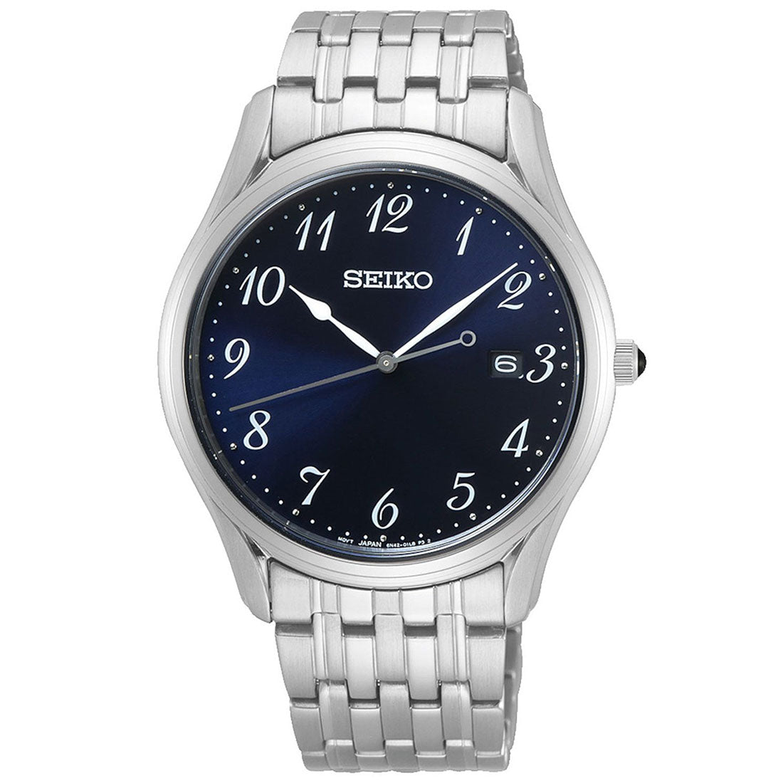 Seiko Blue Dial SUR301P1 SUR301 SUR301P Classic Quartz Watch -Seiko