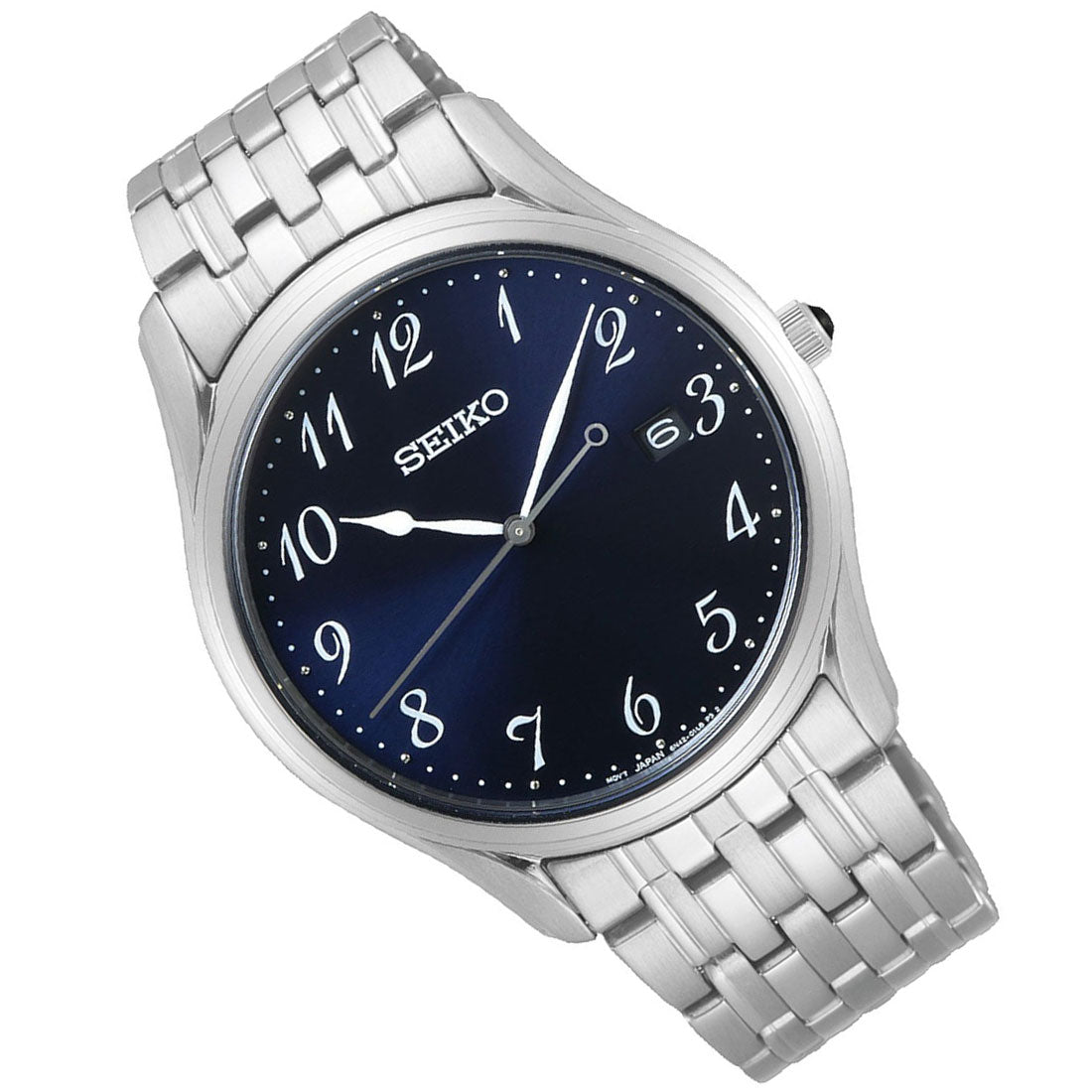 Seiko Blue Dial SUR301P1 SUR301 SUR301P Classic Quartz Watch -Seiko