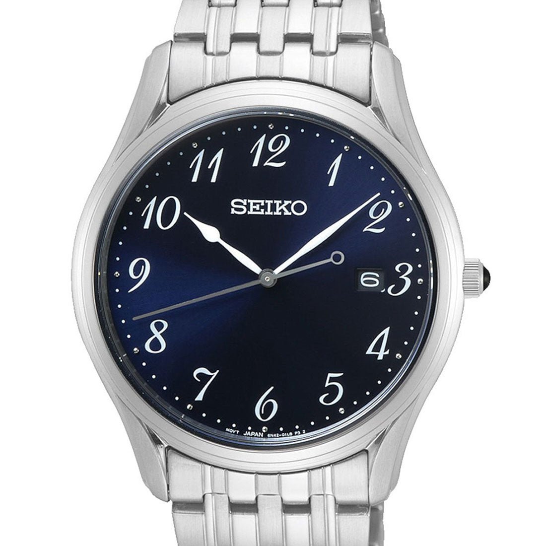 Seiko Blue Dial SUR301P1 SUR301 SUR301P Classic Quartz Watch -Seiko