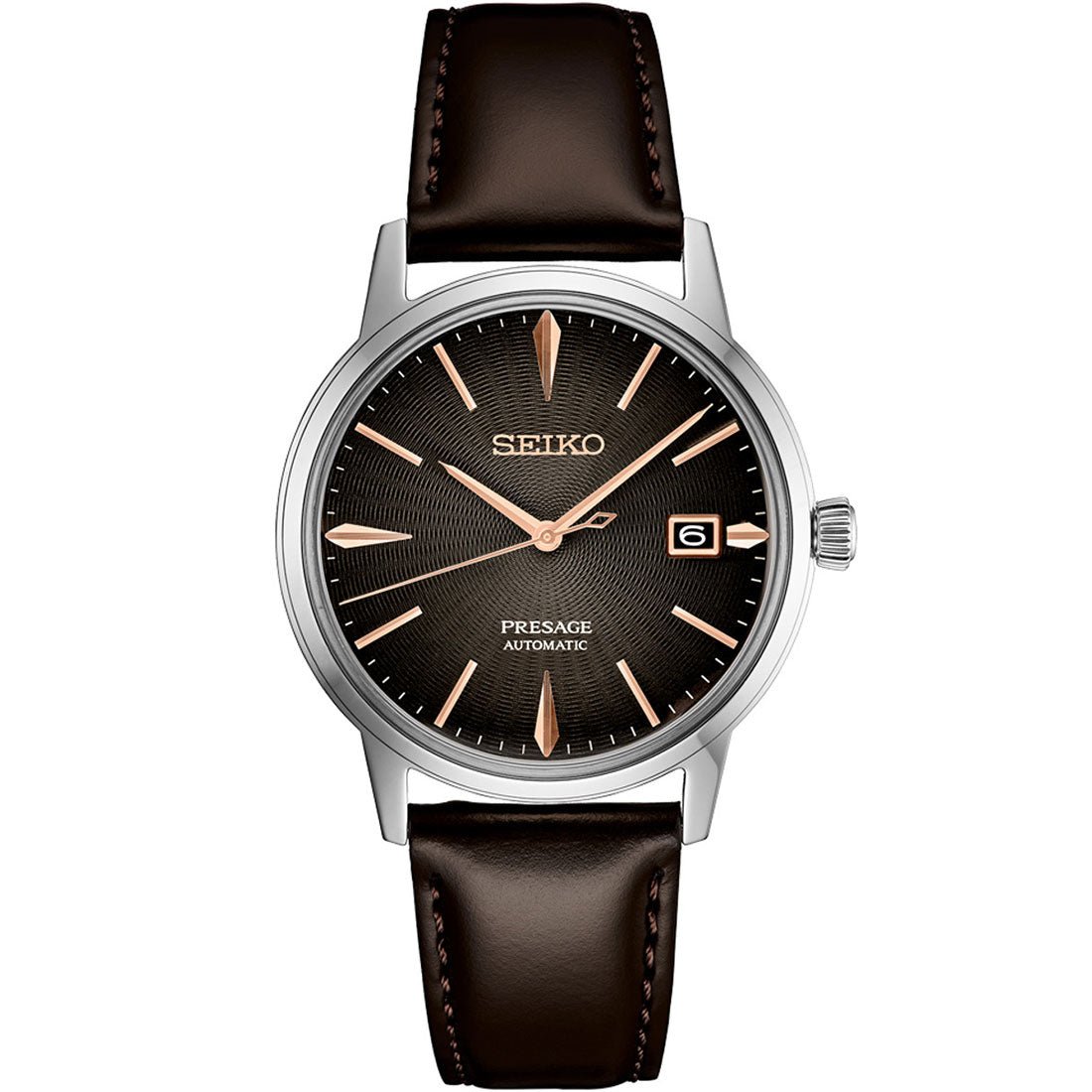 Seiko Cocktail Time Presage SRPJ17 SRPJ17J1 SRPJ17J Modern Style Leather Watch -Seiko