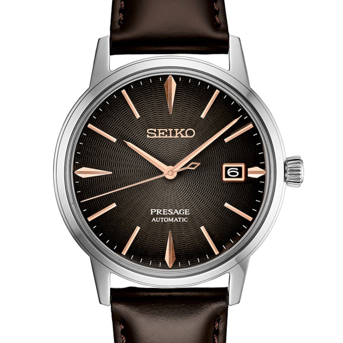 Seiko Cocktail Time Presage SRPJ17 SRPJ17J1 SRPJ17J Modern Style Leather Watch -Seiko