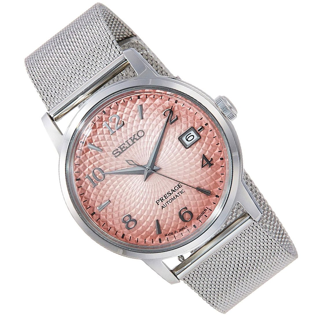 Seiko JDM SARY169 Presage Cocktail Time Mesh Stainless Steel Limited Edition Watch -Seiko