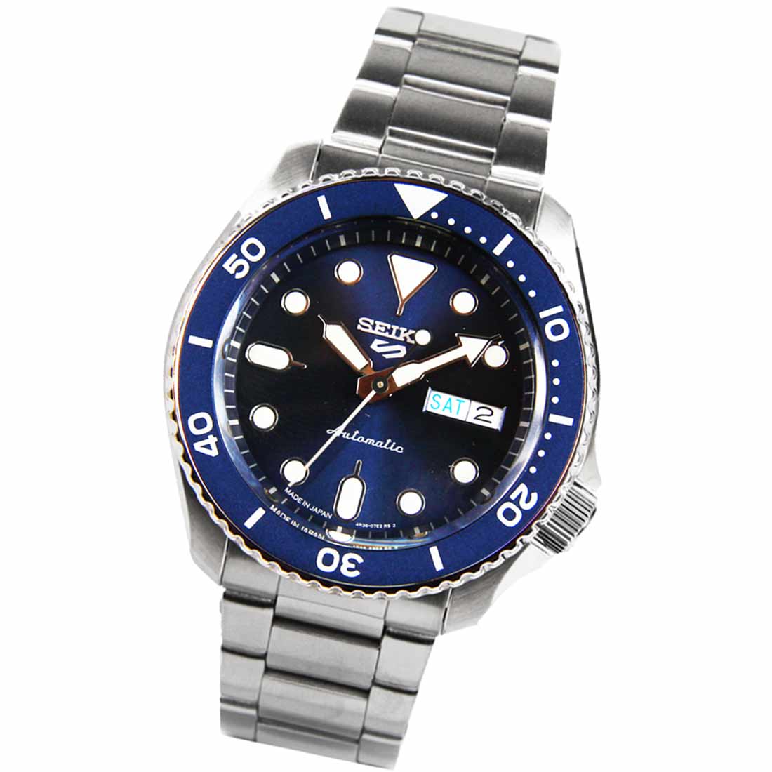 Seiko JDM SBSA001 Blue Dial Automatic Stainless Steel Watch -Seiko