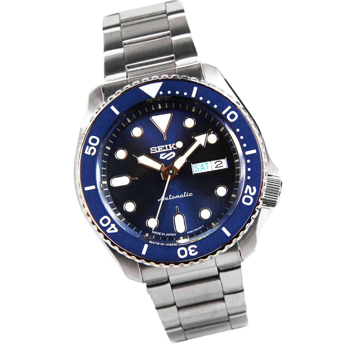 Seiko JDM SBSA001 Blue Dial Automatic Stainless Steel Watch -Seiko