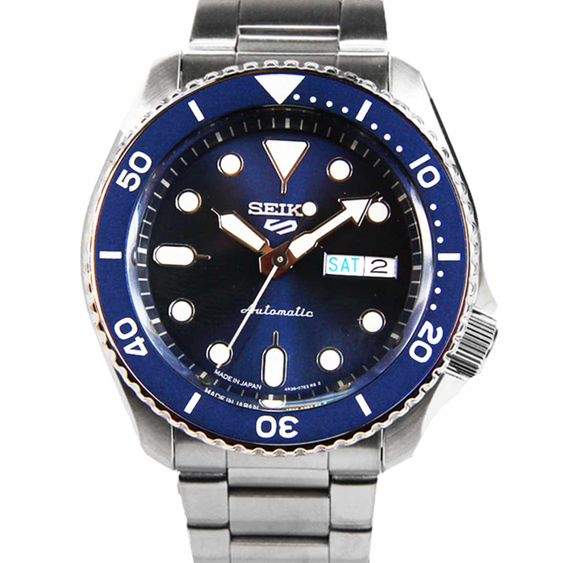 Seiko JDM SBSA001 Blue Dial Automatic Stainless Steel Watch -Seiko