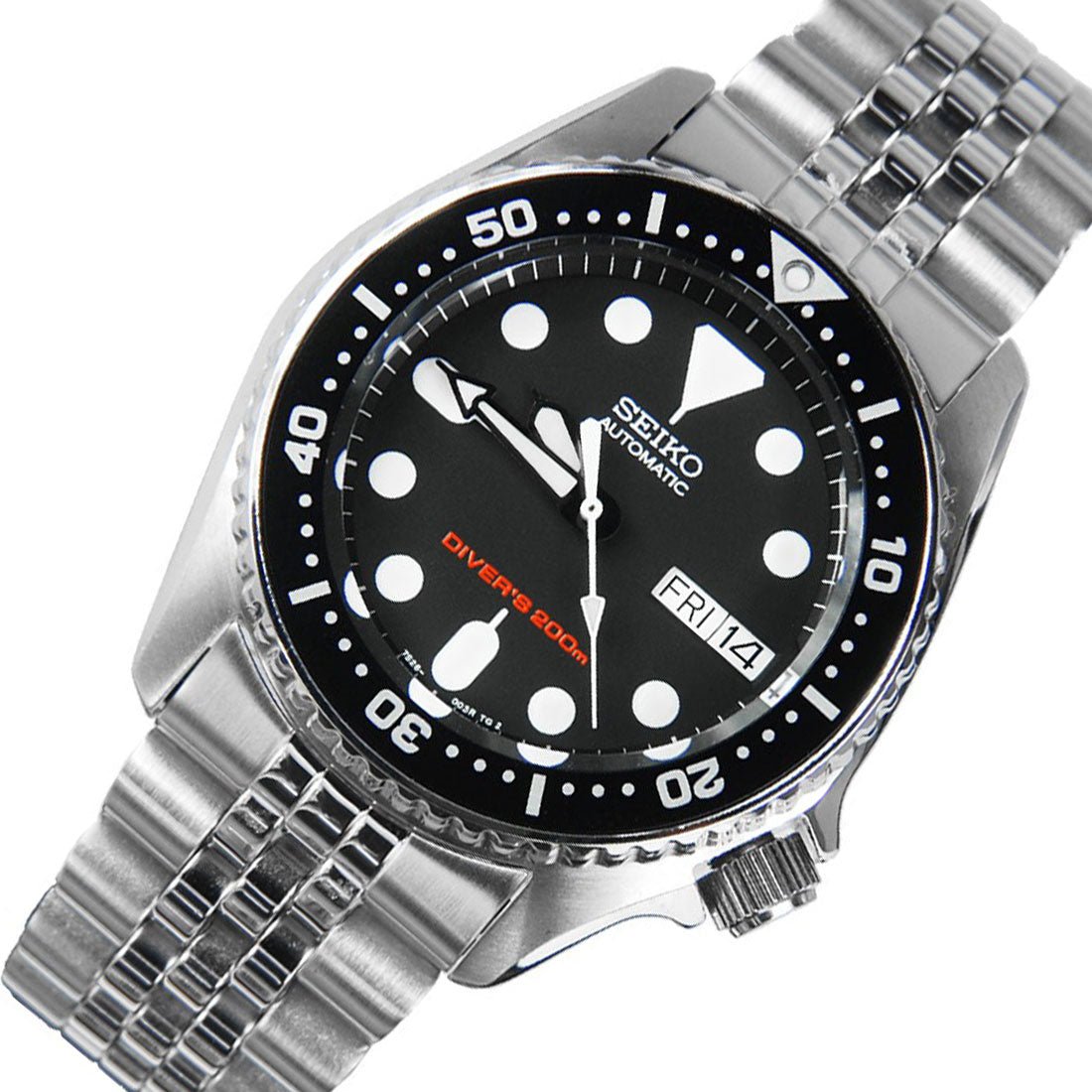 Seiko Jubilee SKX013K2 SKX013 SKX013K Black Dial Sports Watch -Seiko