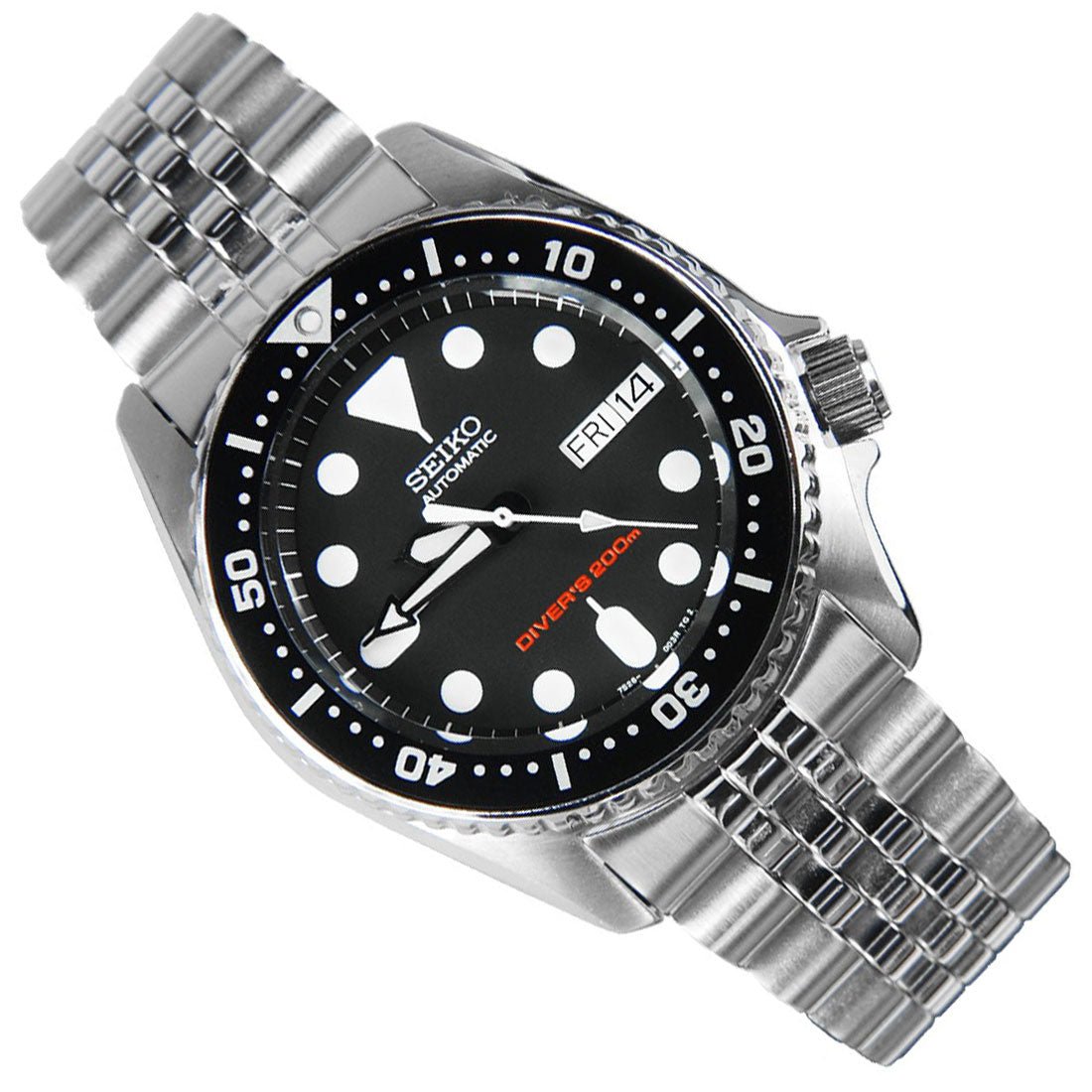 Seiko Jubilee SKX013K2 SKX013 SKX013K Black Dial Sports Watch -Seiko