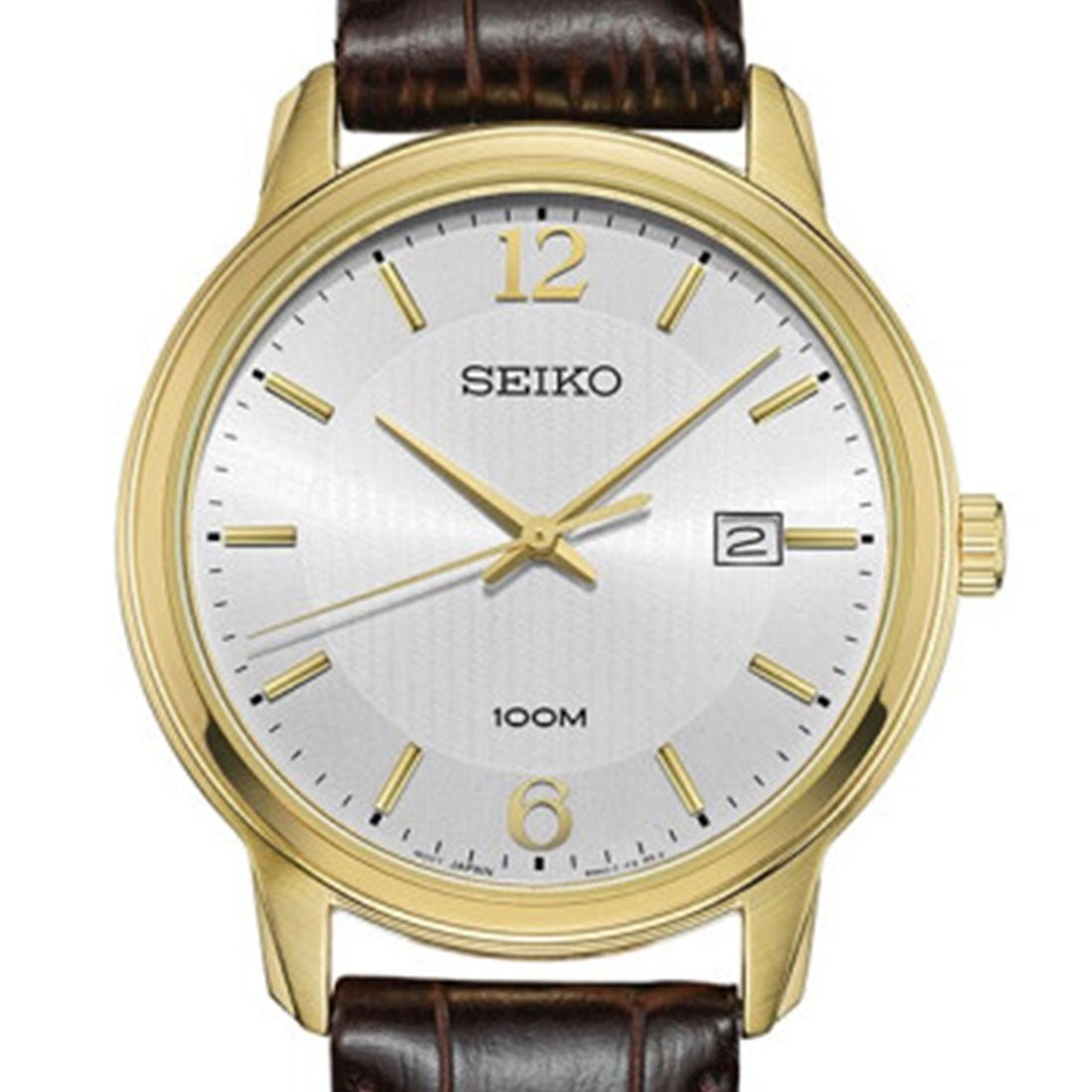 Seiko Neo Leather Classic SUR266P1 SUR266 SUR266P Mens Watch -Seiko