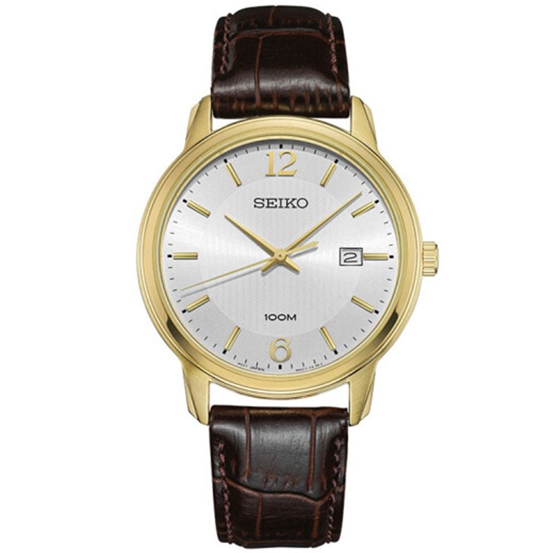 Seiko Neo Leather Classic SUR266P1 SUR266 SUR266P Mens Watch -Seiko