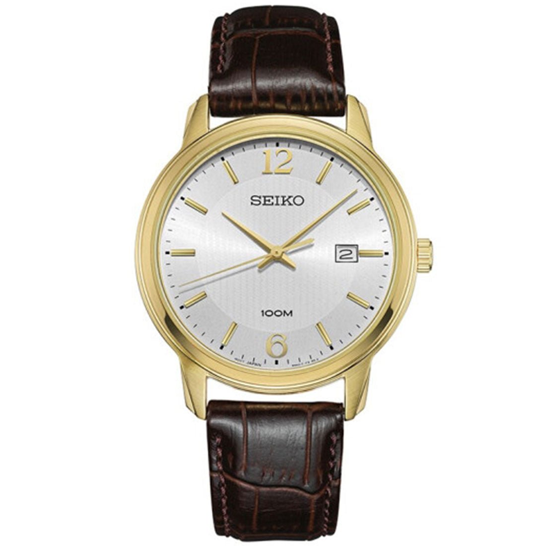 Seiko Neo Leather Classic SUR266P1 SUR266 SUR266P Mens Watch -Seiko